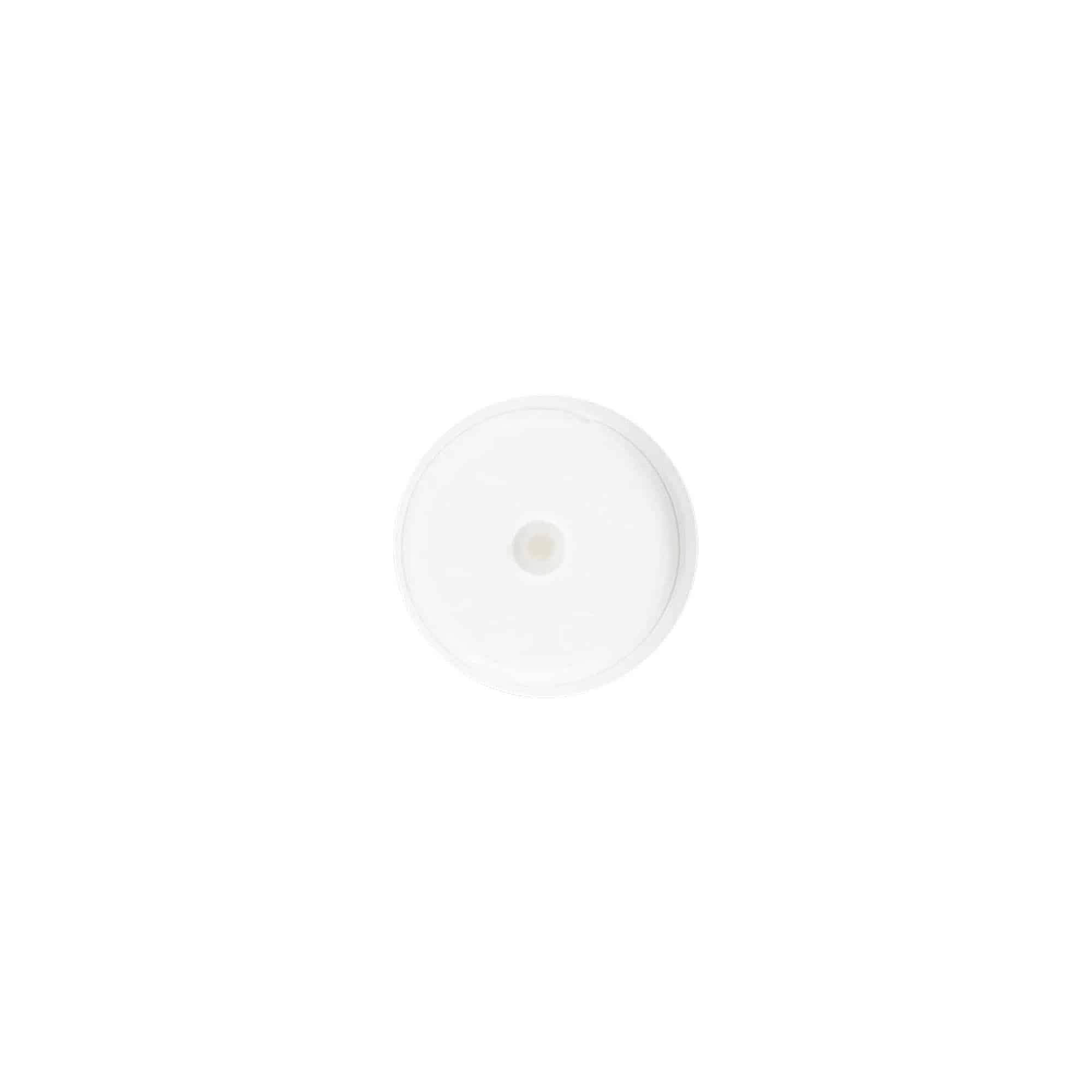 Dispensador Airless con cabezal de bombeo 'Nano', plástico de PP, blanco