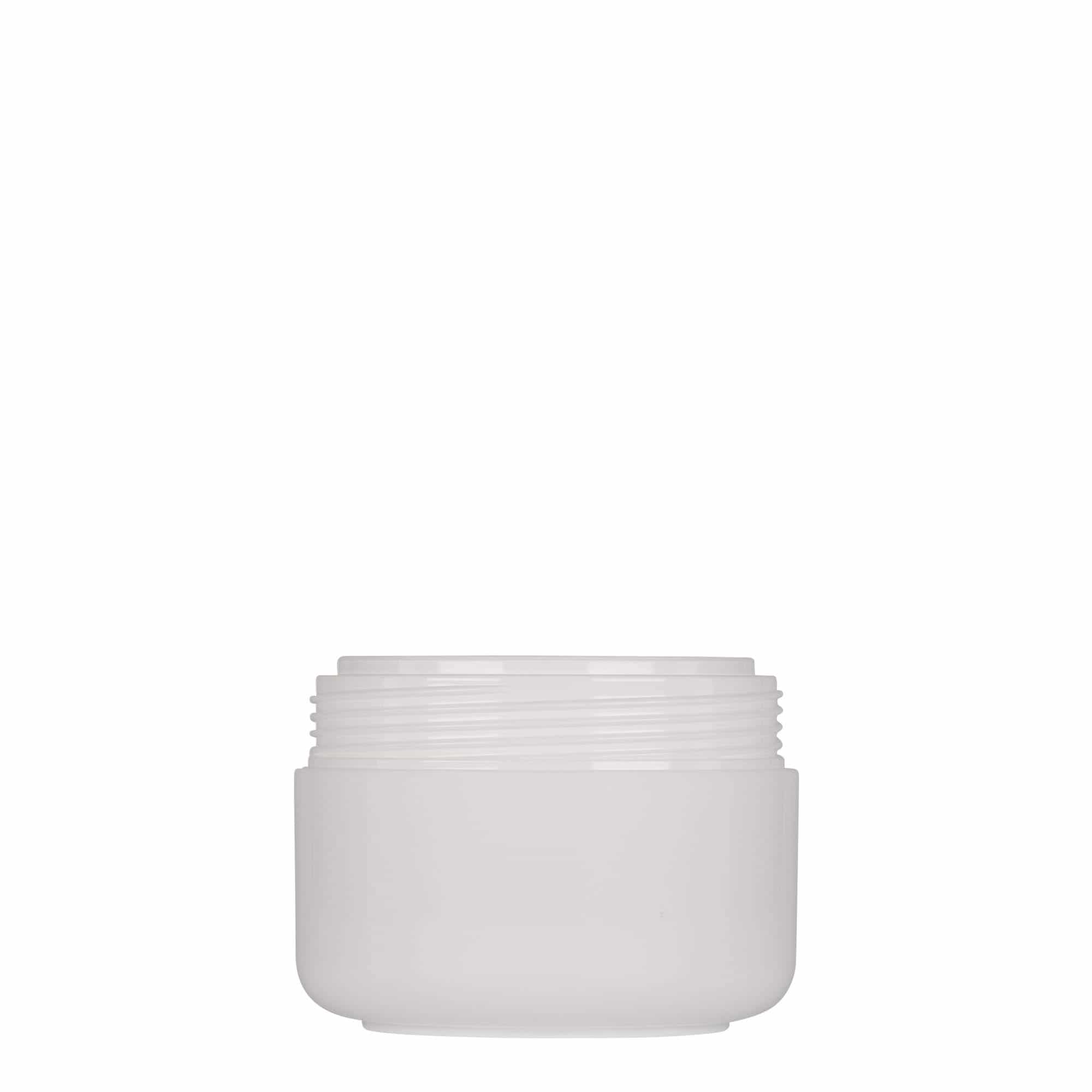 Bote de plástico 'Bianca' de 100 ml, PP, blanco, boca: tapón de rosca Bote de plástico 'Bianca' de 100 ml, PP, blanco, boca: tapón de rosca