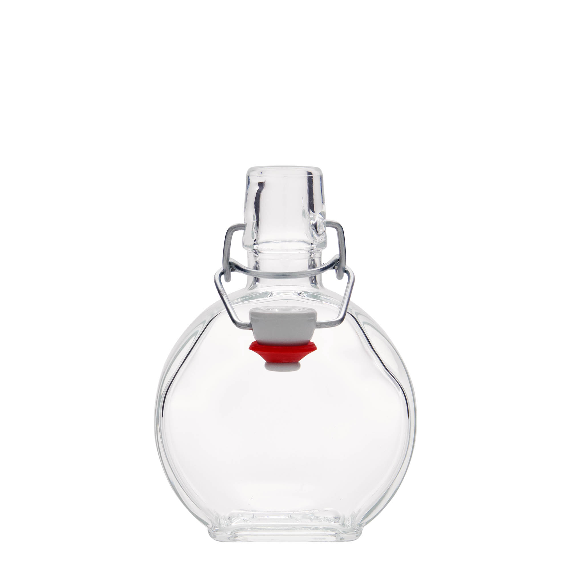 Botella de vidrio de 200 ml 'Sensatione', rectangular, boca: cierre de palanca Botella de vidrio de 200 ml 'Sensatione', rectangular, boca: cierre de palanca
