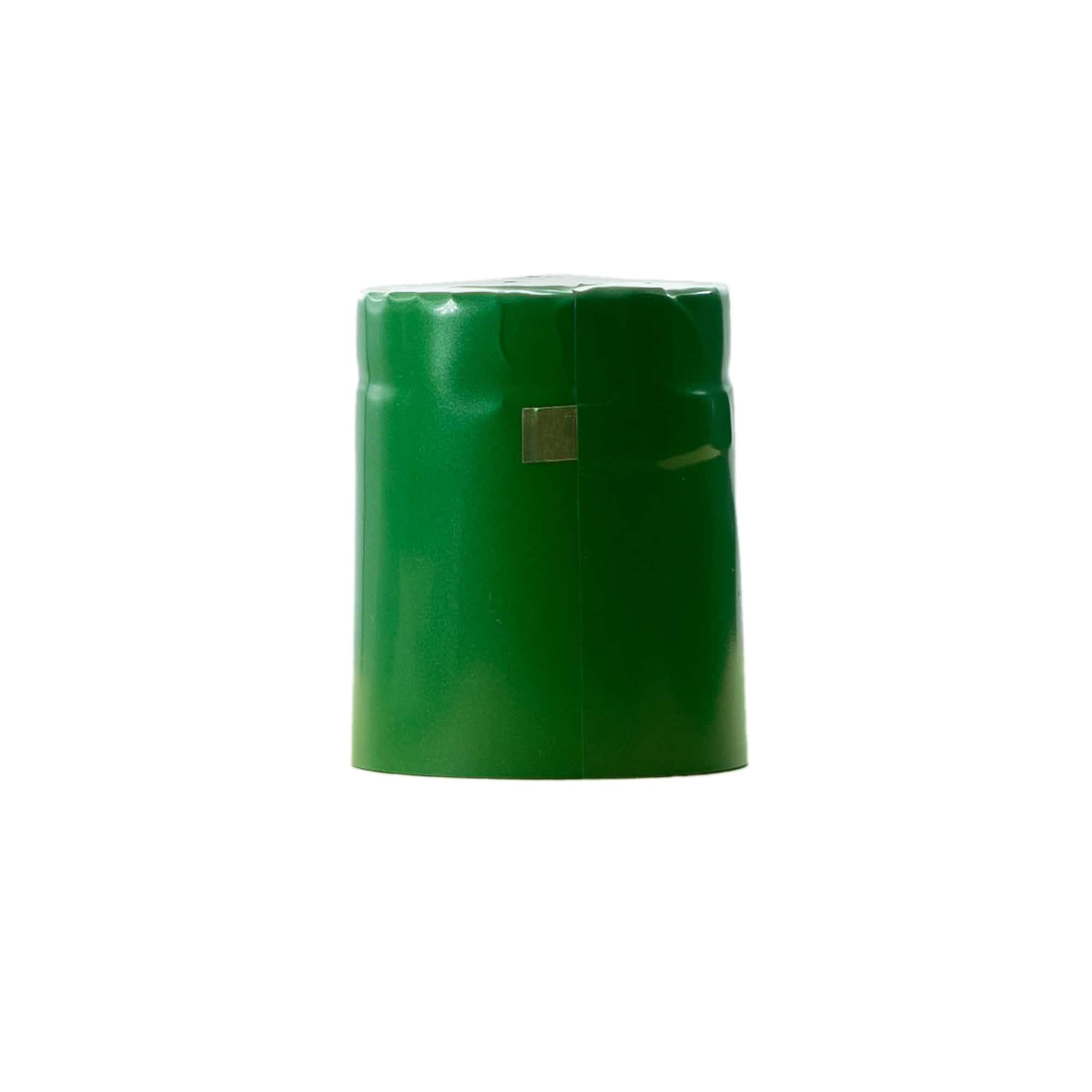 Capsula termoencogible 32x41, plástico PVC, verde