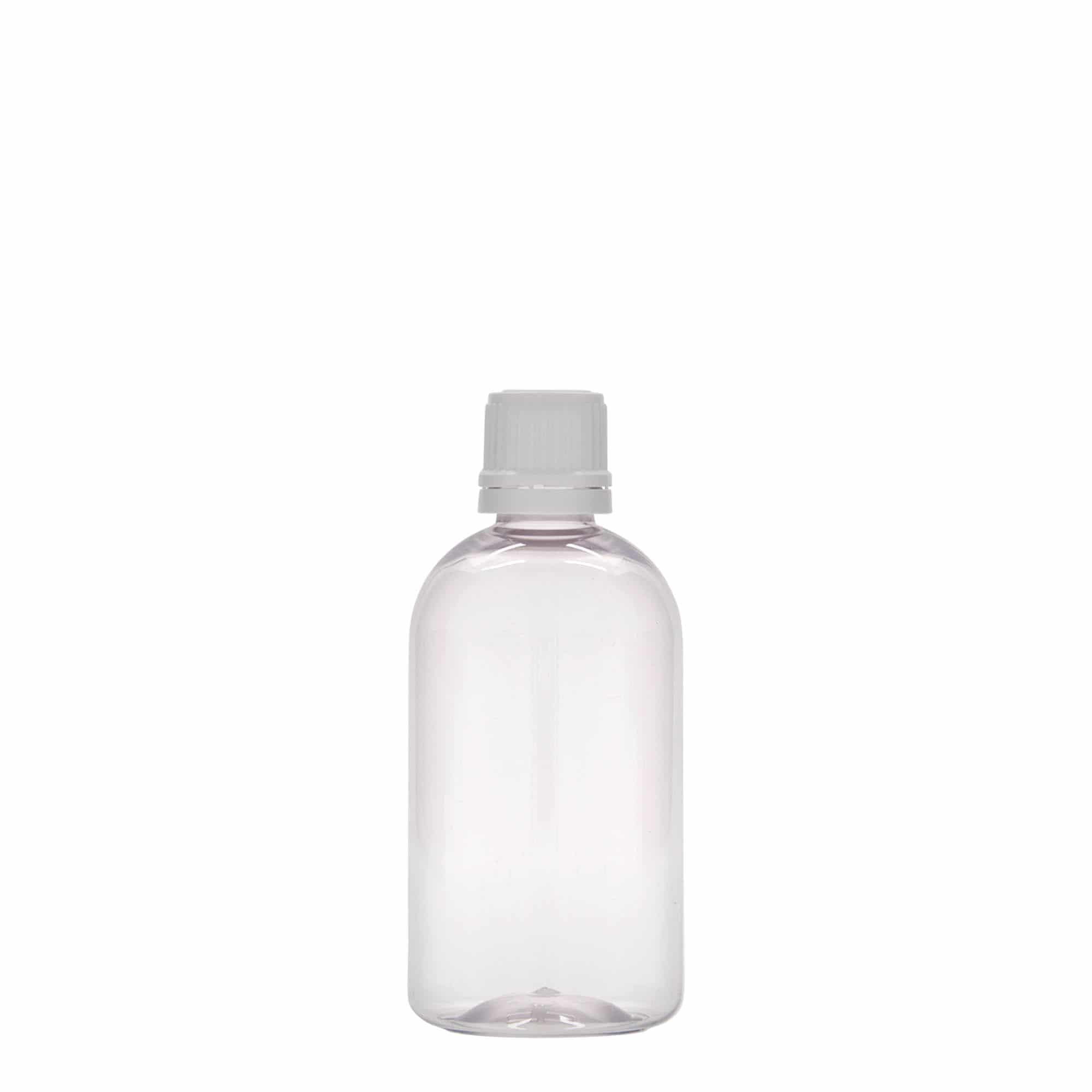 Frasco de medicamentos de PET 'Easy Living' de 100 ml, plástico, boca: DIN 18