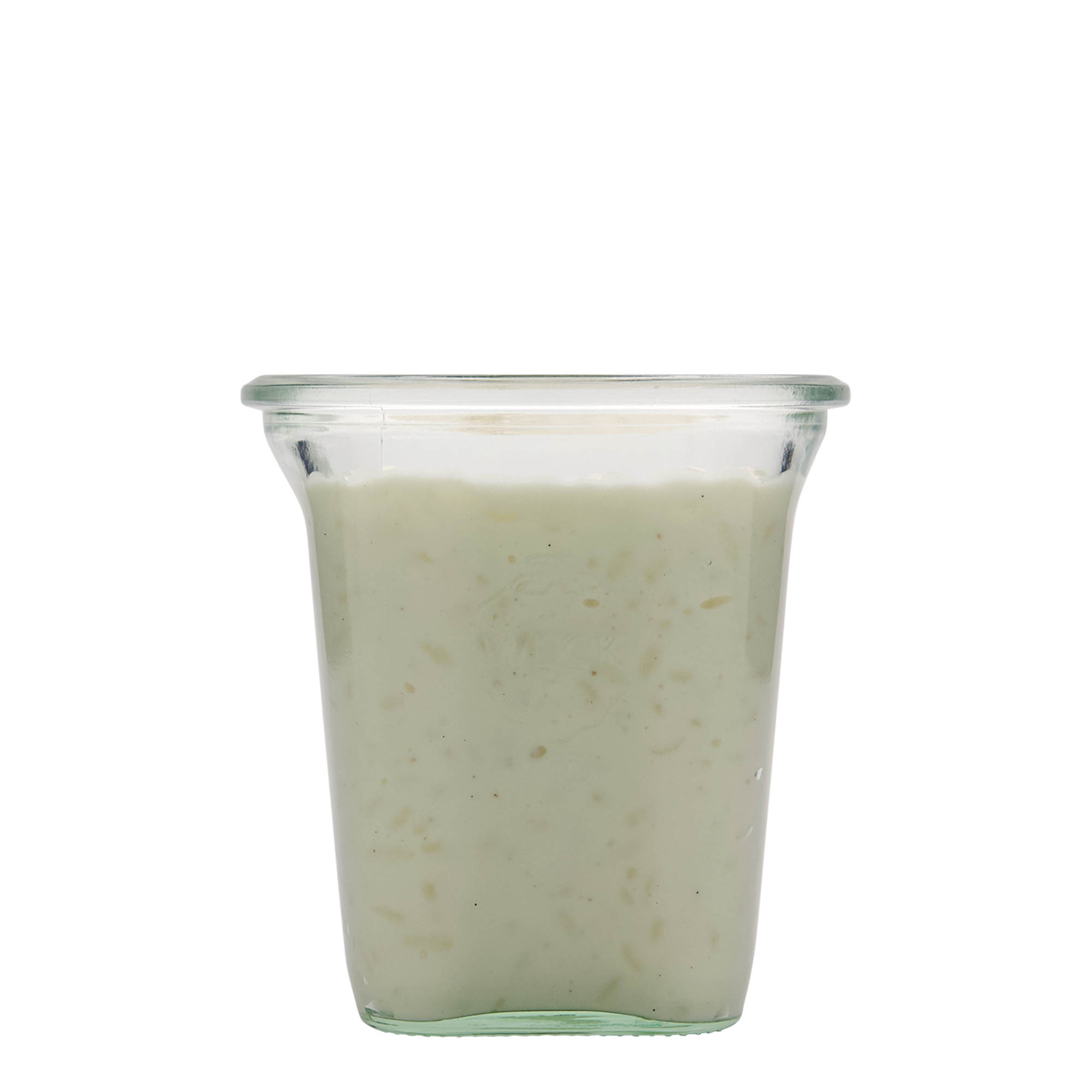 545 ml WECK vaso cuadrado Quadroglas, boca: borde redondo