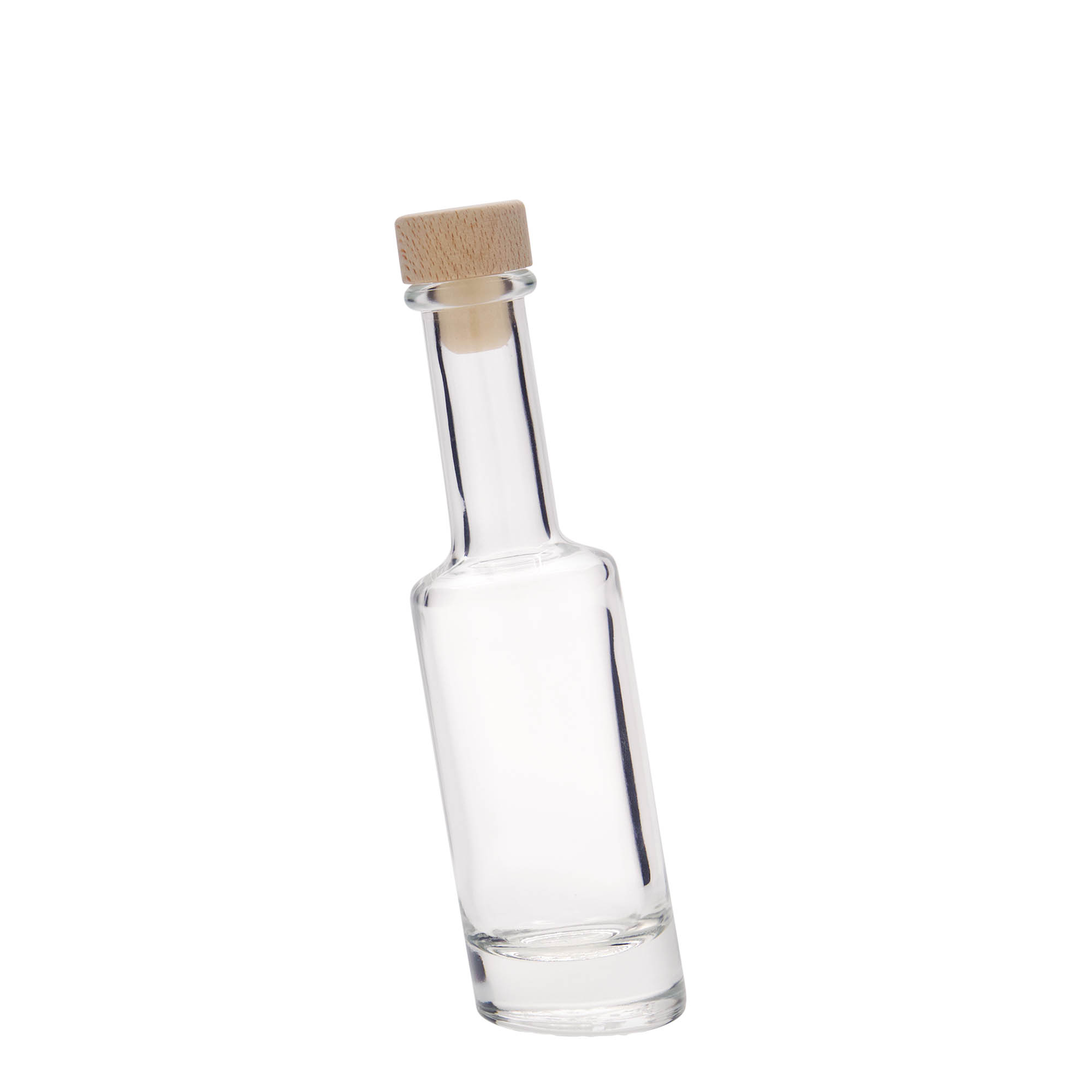 Botella de cristal de 100 ml 'Bounty', boca: corcho