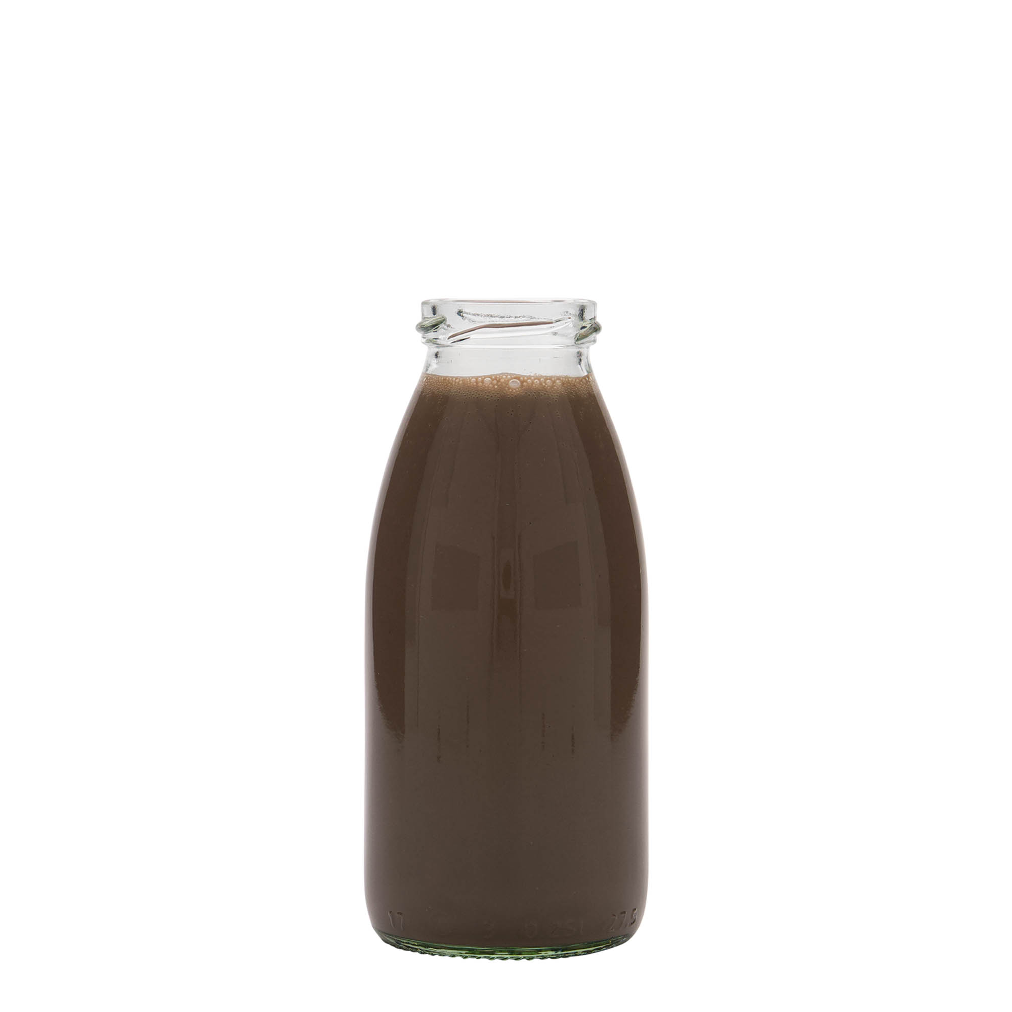 Botella de vidrio de 250 ml Vroni #, boca: Twist-Off (TO 43)
