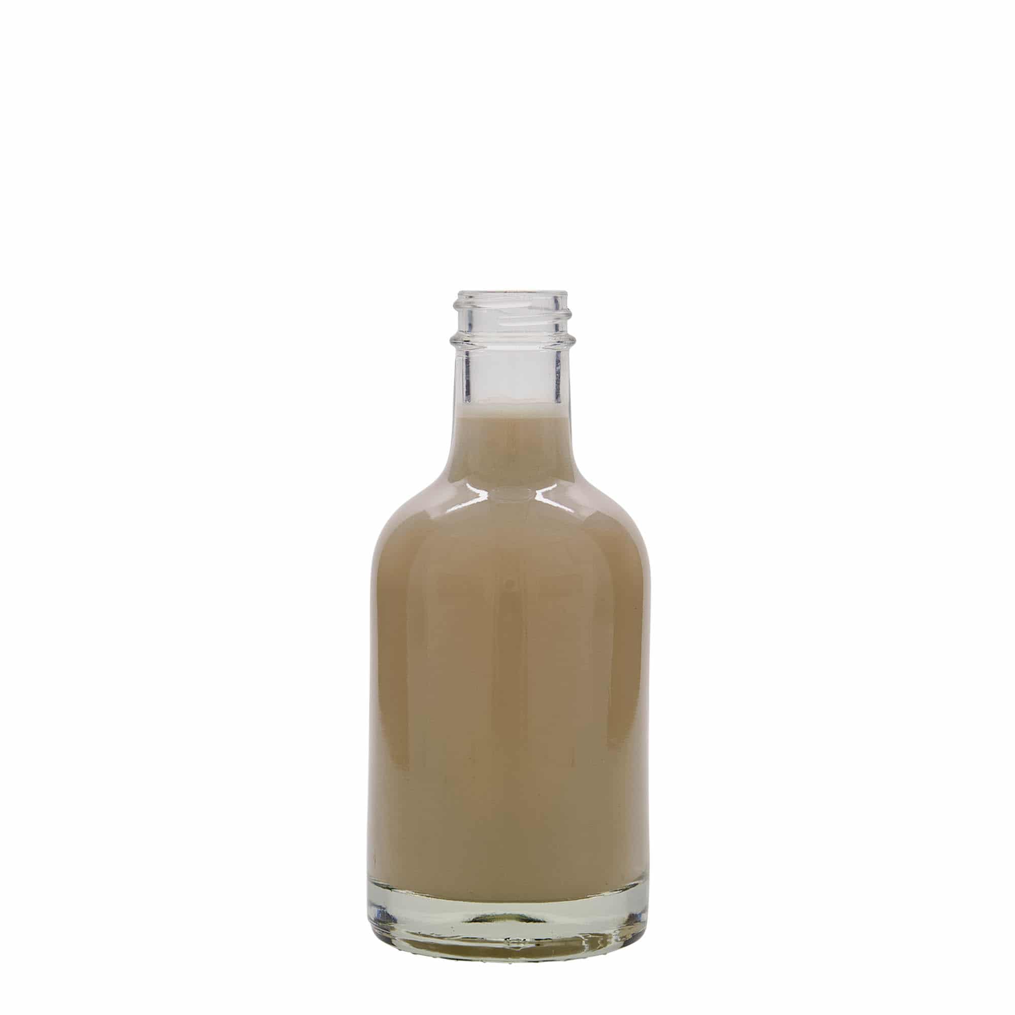 Botella de vidrio 'First Class' de 200 ml, boca: GPI 28