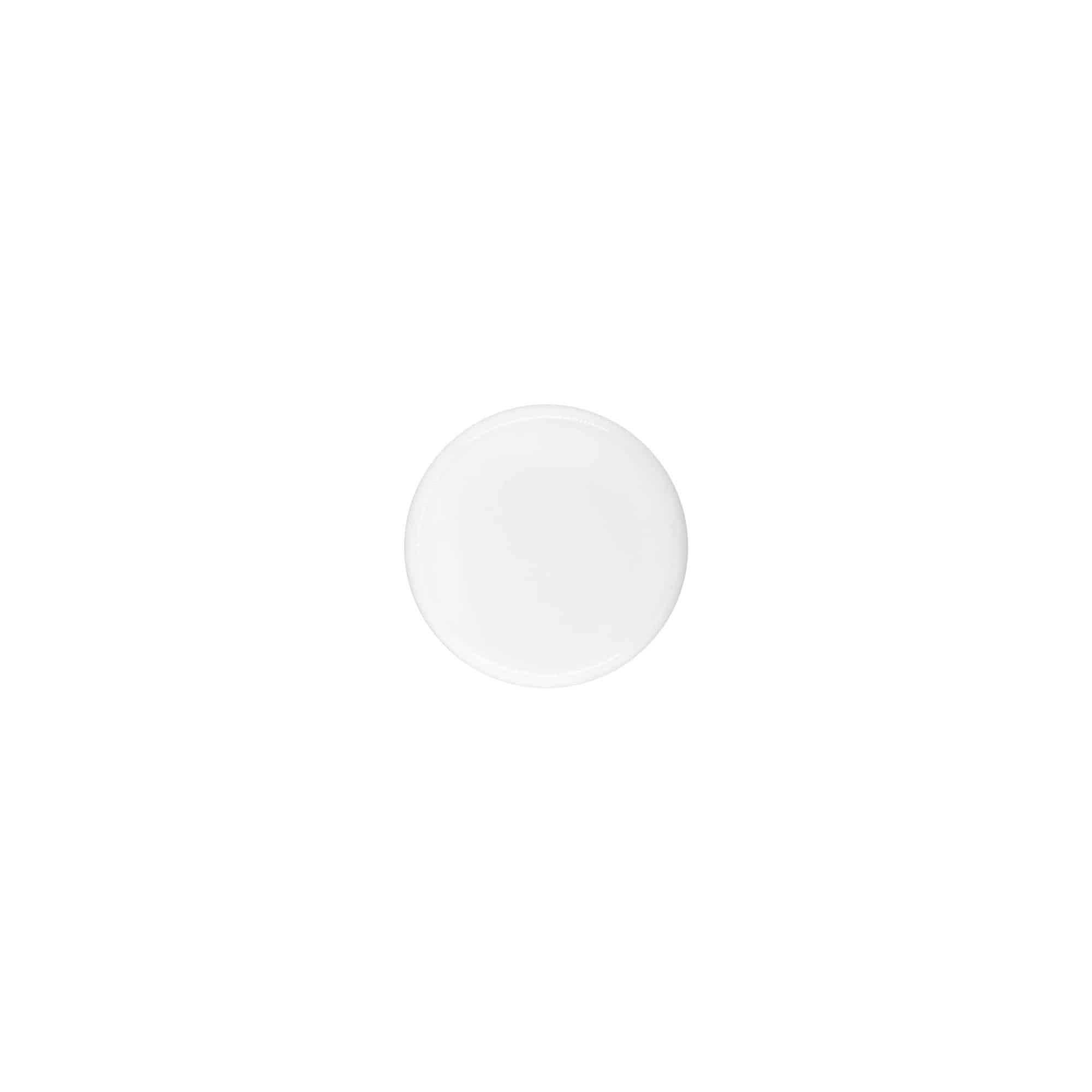 Tapa de rosca para 5 ml 'Bianca', plástico PP, blanco Tapa de rosca para 5 ml 'Bianca', plástico PP, blanco