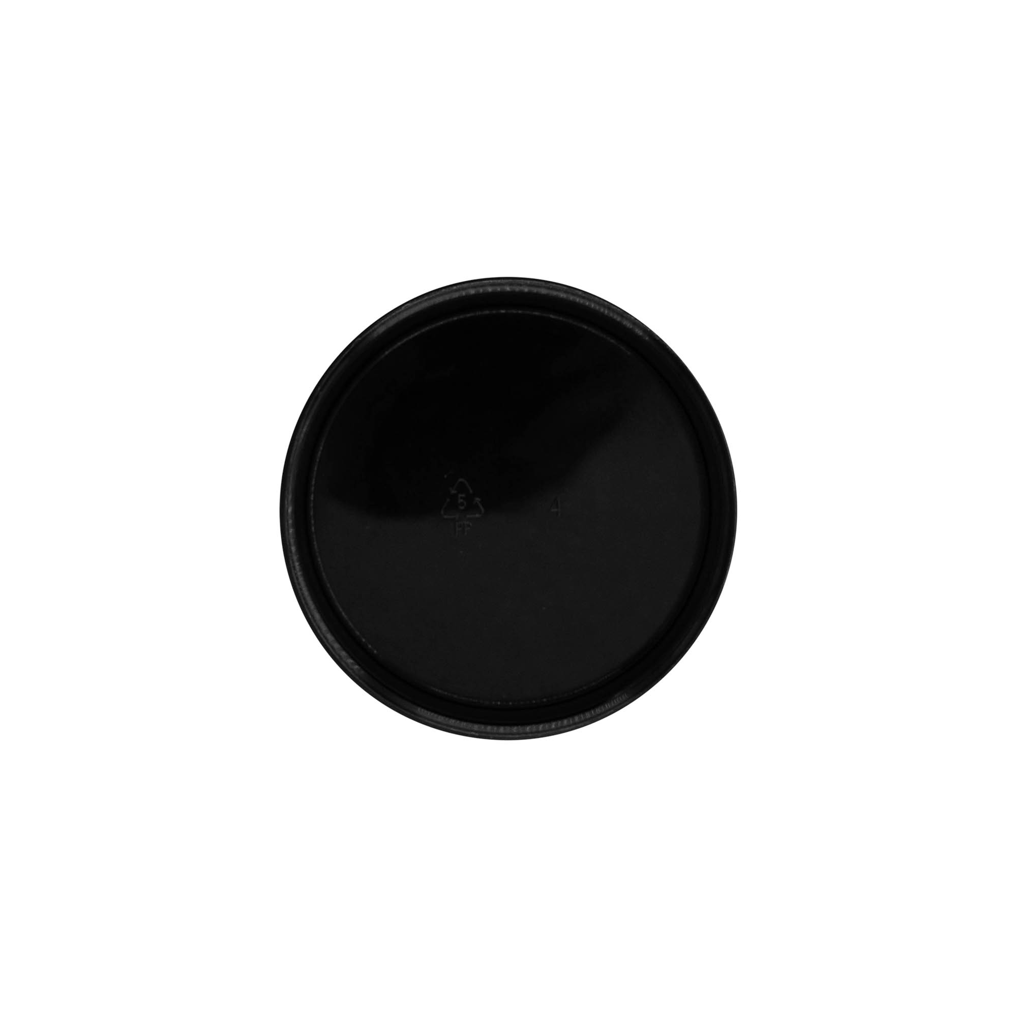 Tapa roscada, plástico PP, negro, para boca: 70/400 Tapa roscada, plástico PP, negro, para boca: 70/400