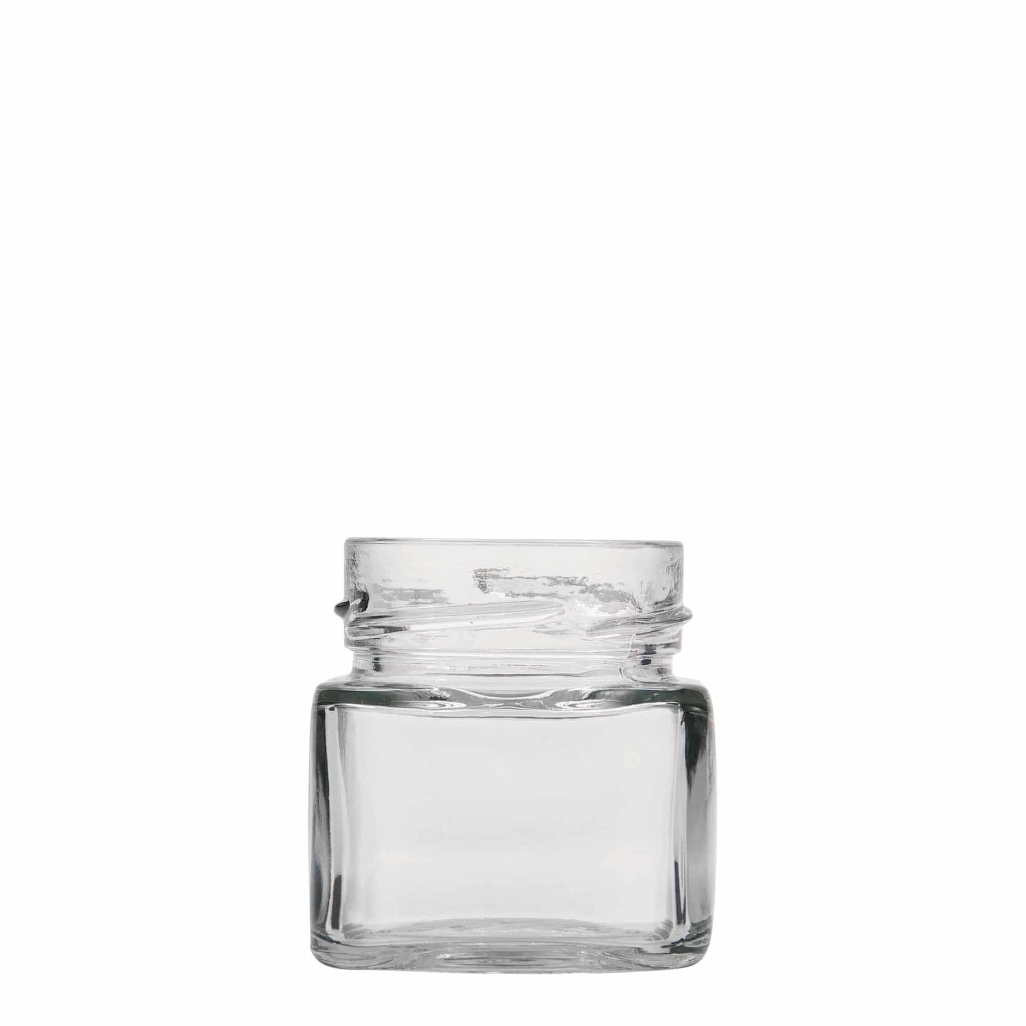 Tarro cuadrado 'Ikarus' de 106 ml, boca: Deep-Twist-Off (DTO 58) Tarro cuadrado 'Ikarus' de 106 ml, boca: Deep-Twist-Off (DTO 58)