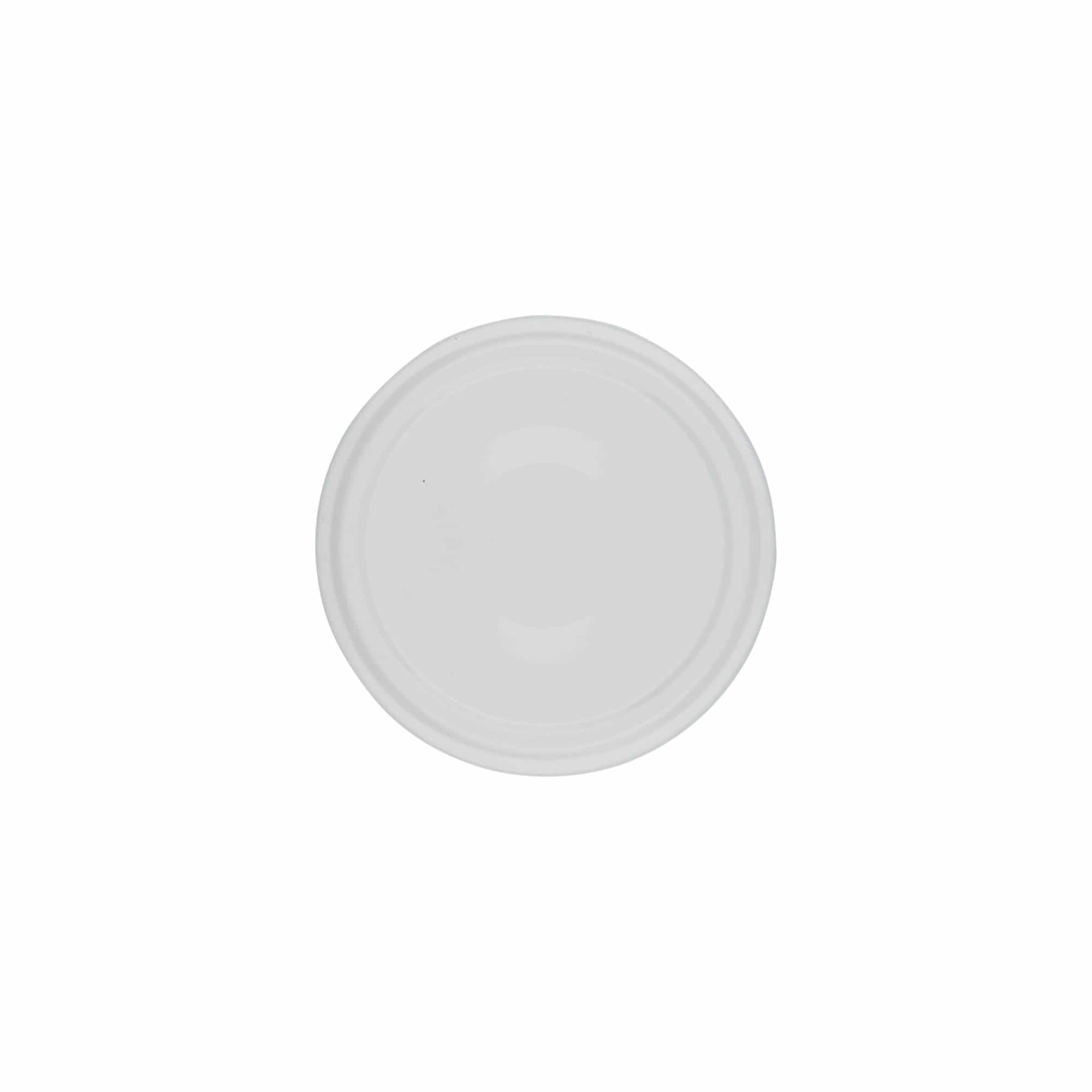 Tapa Twist-Off, hojalata, blanco, para boca: TO 66