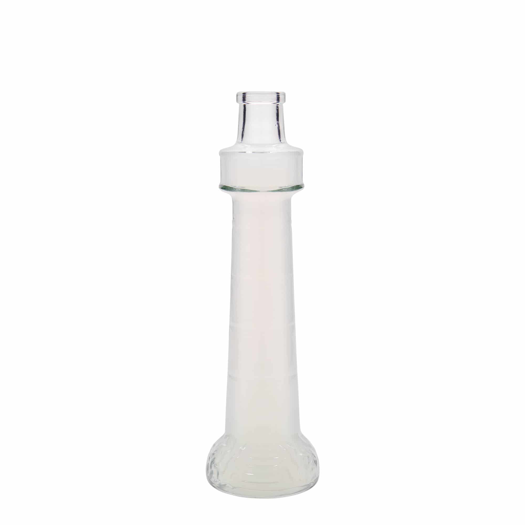 Botella de vidrio 'Faro' de 200 ml, boca: corcho