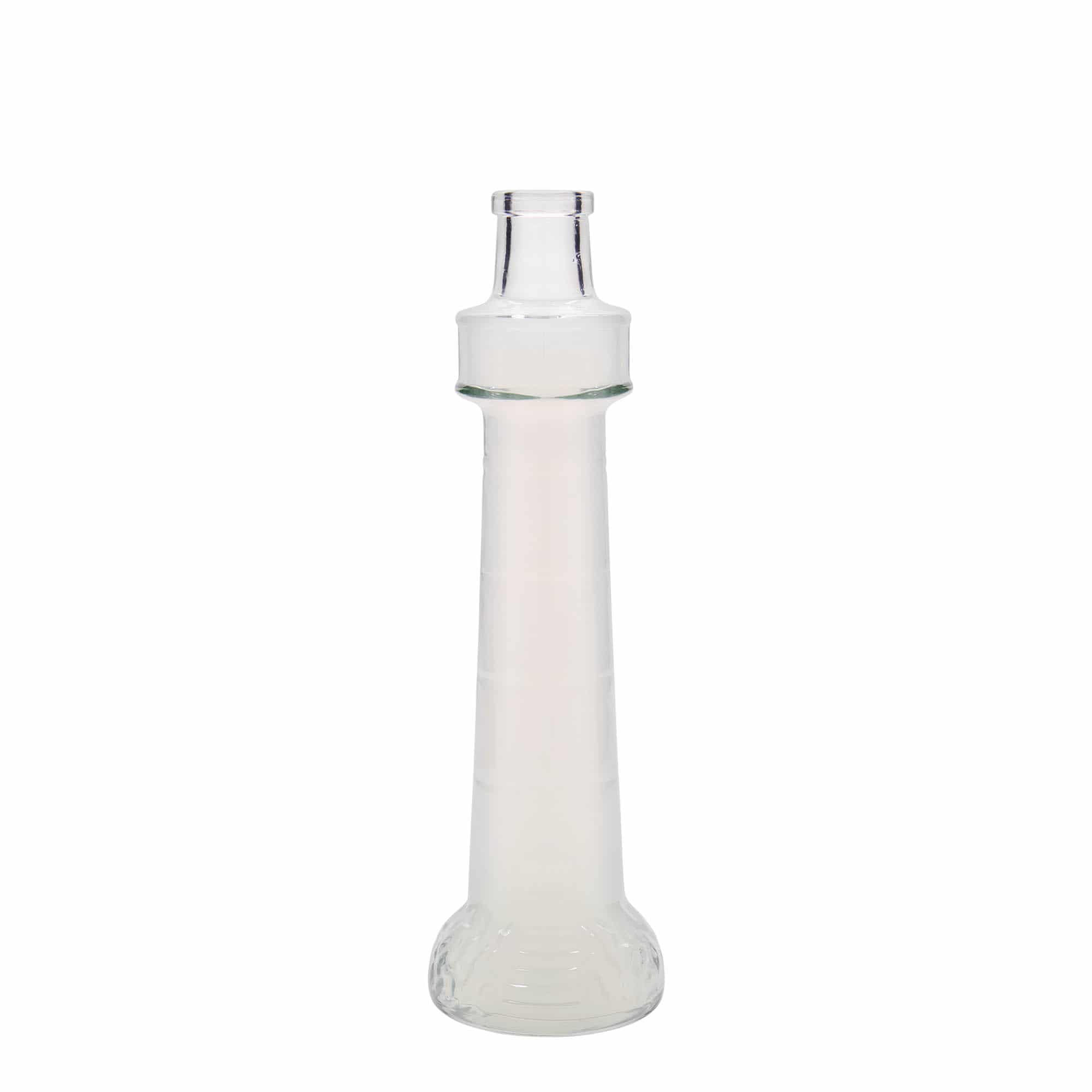 Botella de vidrio de 200 ml 'Leuchtturm', boca: corcho