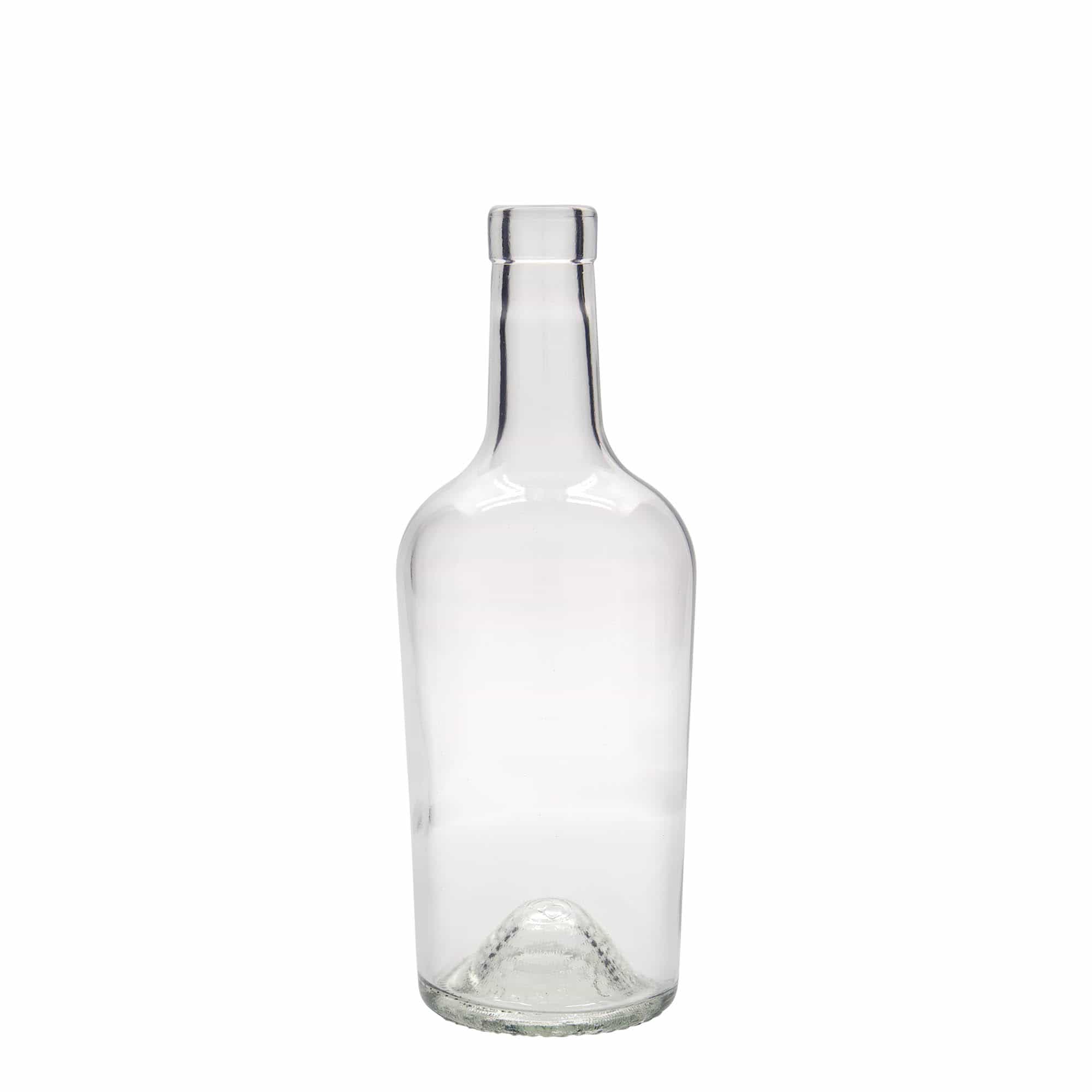 Botella de vidrio de 500 ml 'Margarethe', boca: corcho