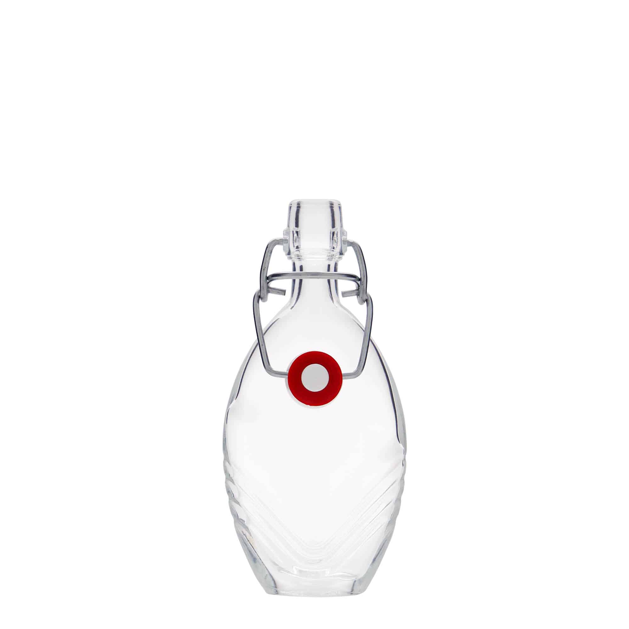 Botella de vidrio 'Florence' de 40 ml, ovalada, boca: tapón mecánico