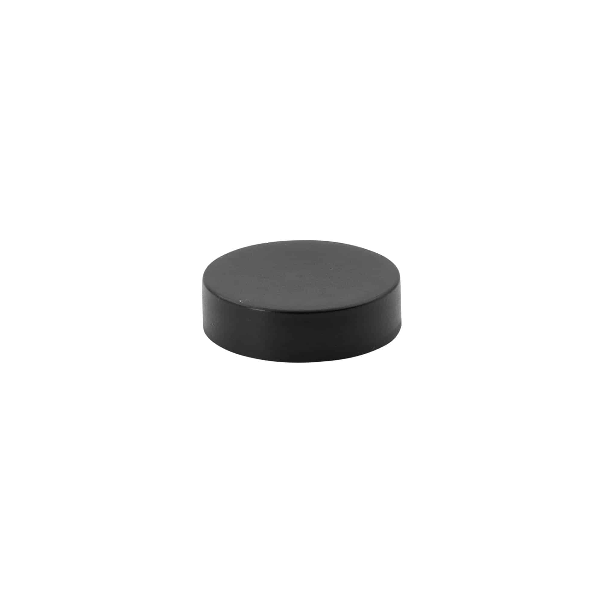 Tapa de rosca para 30 ml «Antonella», plástico PP, negro