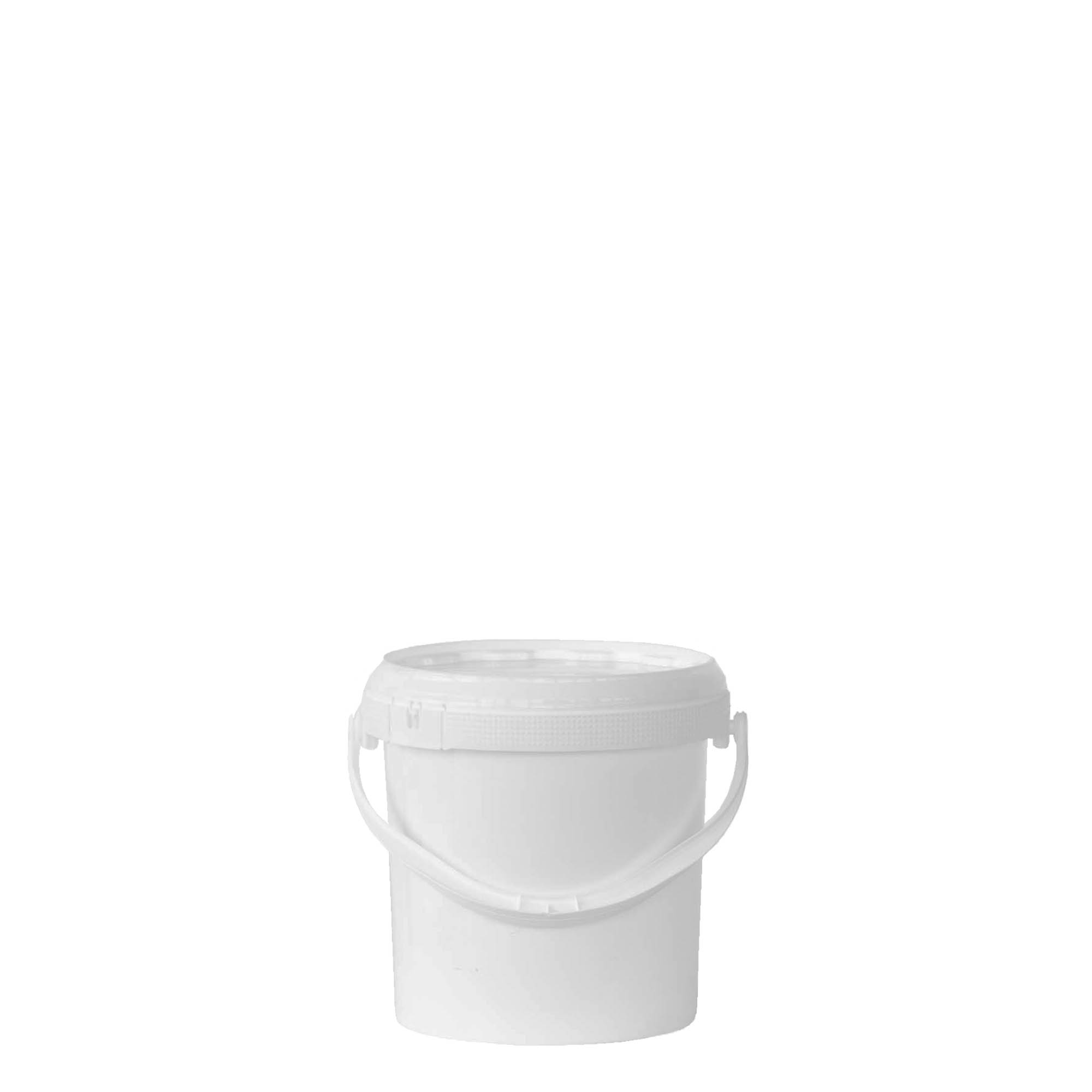 1 l cubo, plástico PP, blanco
