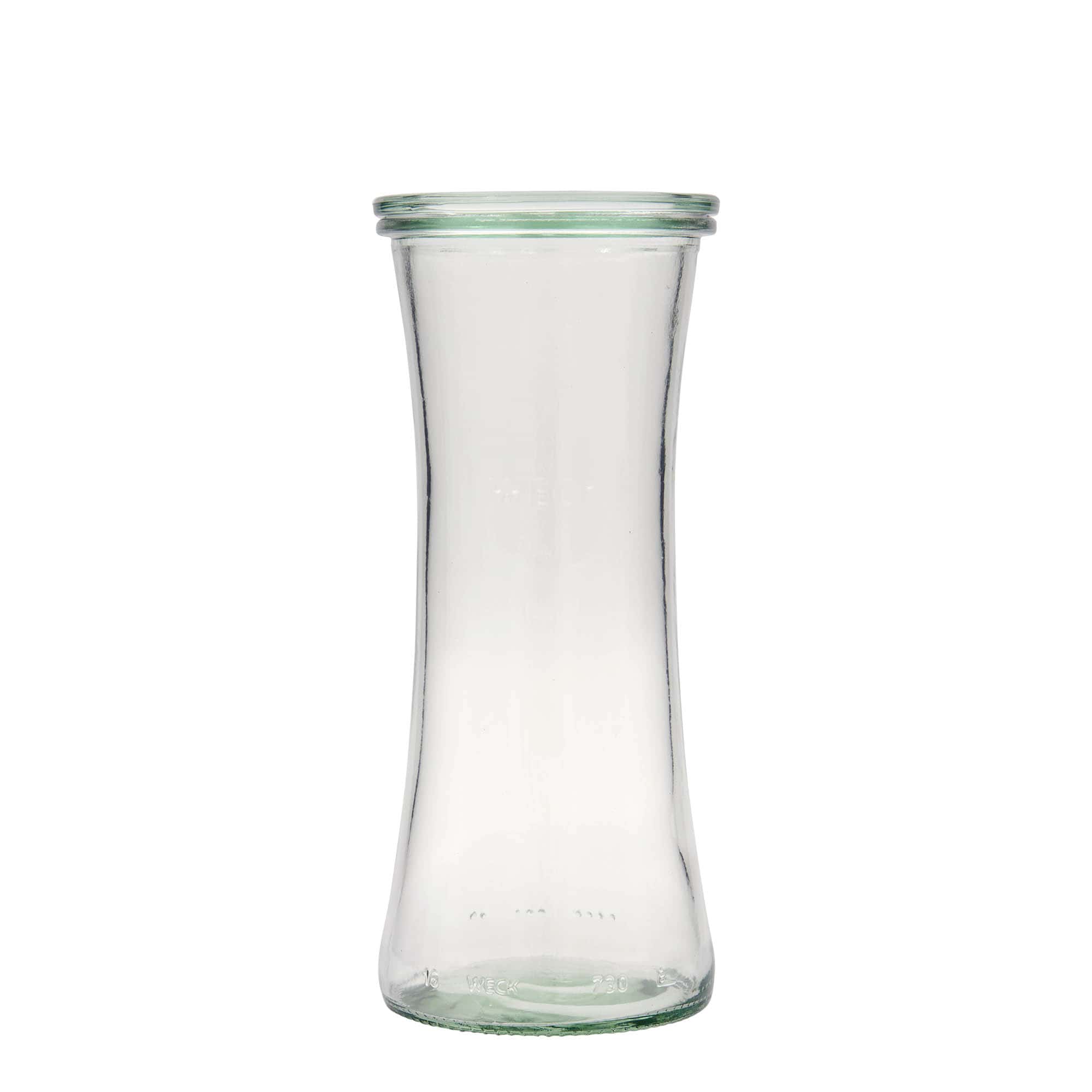 6x 730 ml tarro gourmet WECK con tapa de vidrio RR 80