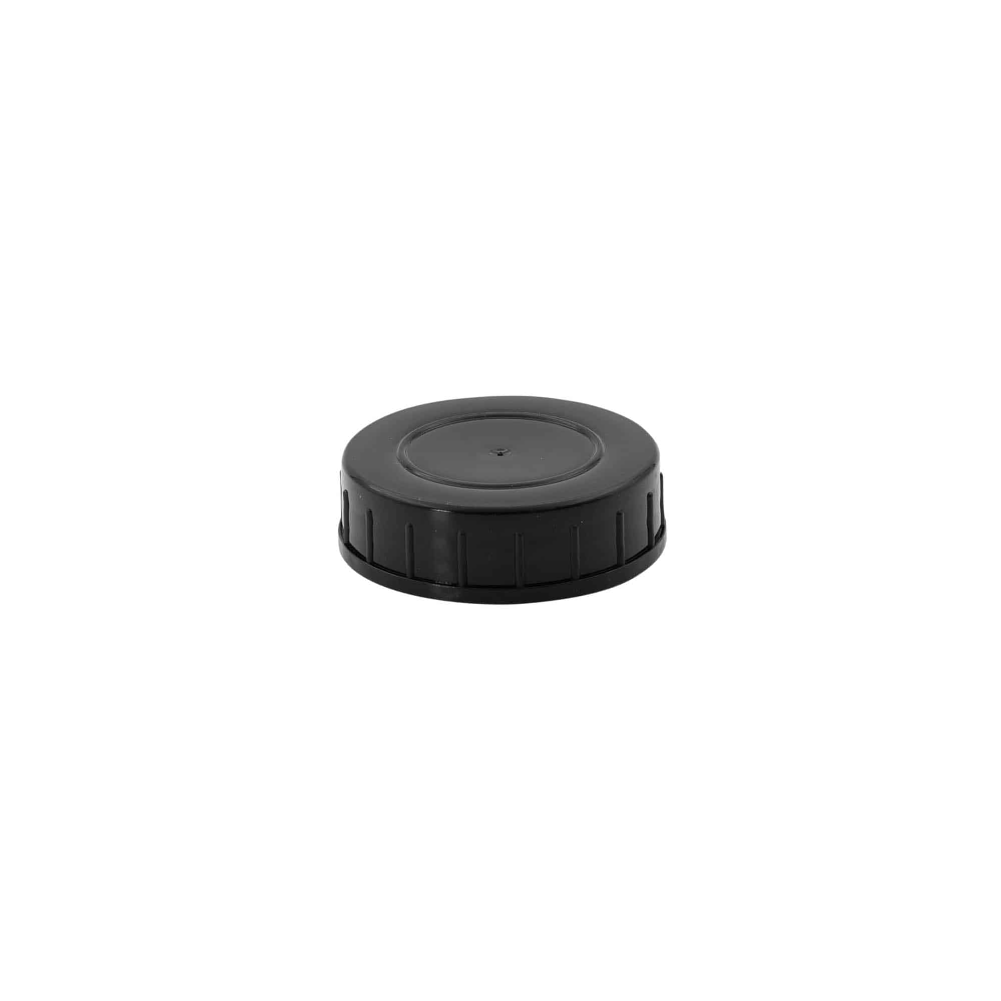 Tapa roscada, plástico PP, negro, para boca: DIN 45
