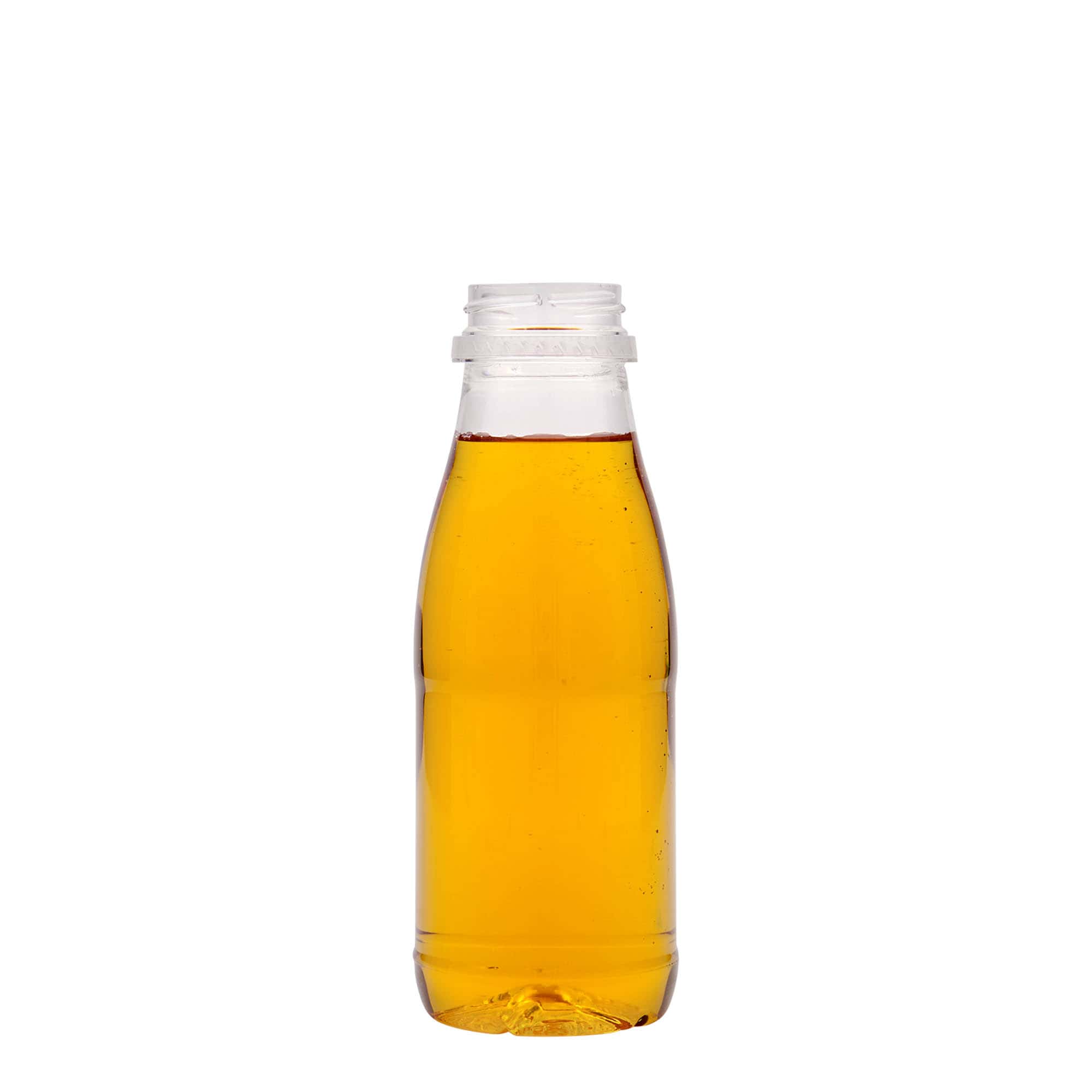 Botella PET de 330 ml «Milk and Juice», plástico, boca: 38 mm