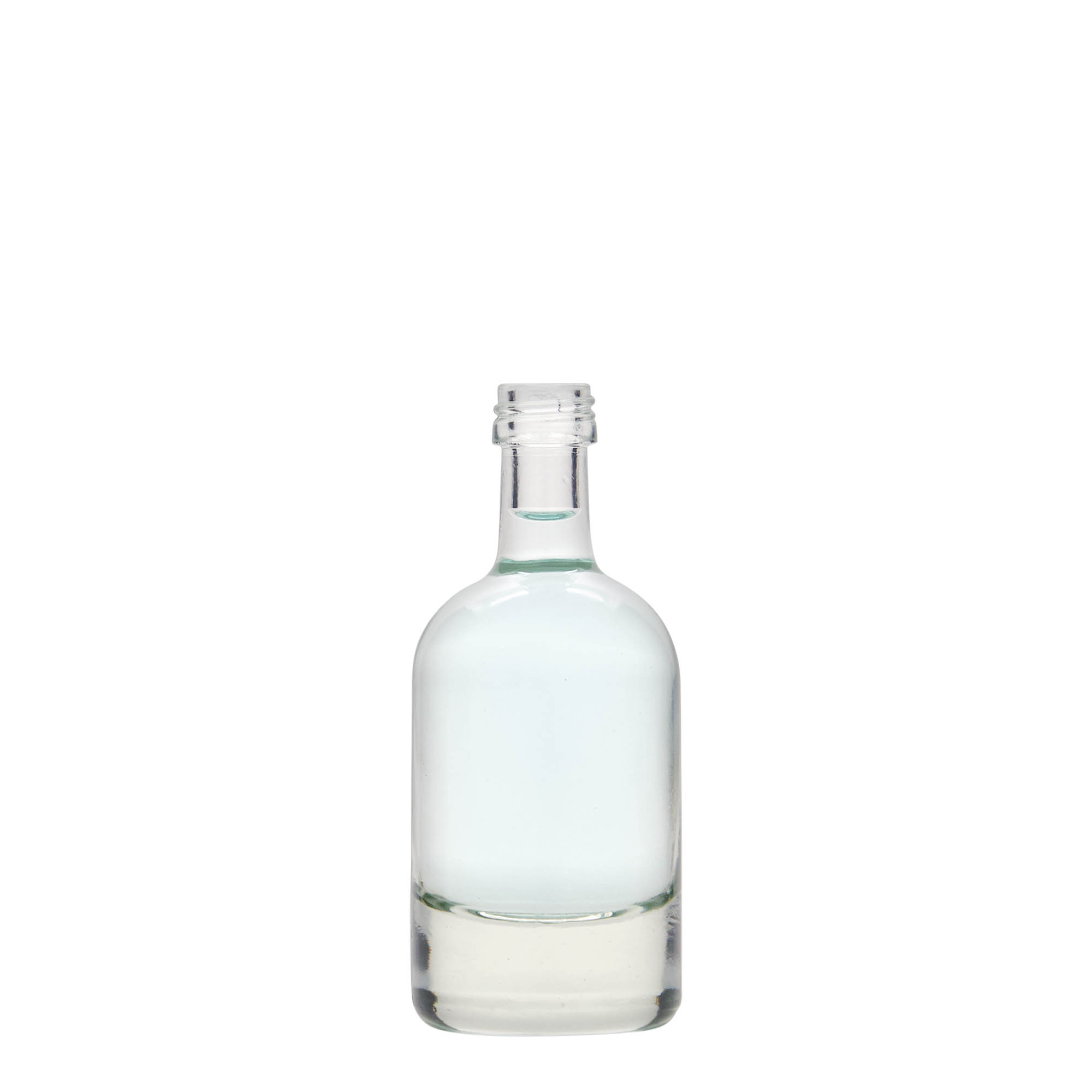 Botella de vidrio de 50 ml 'Linea Uno', boca: PP 18 Botella de vidrio de 50 ml 'Linea Uno', boca: PP 18