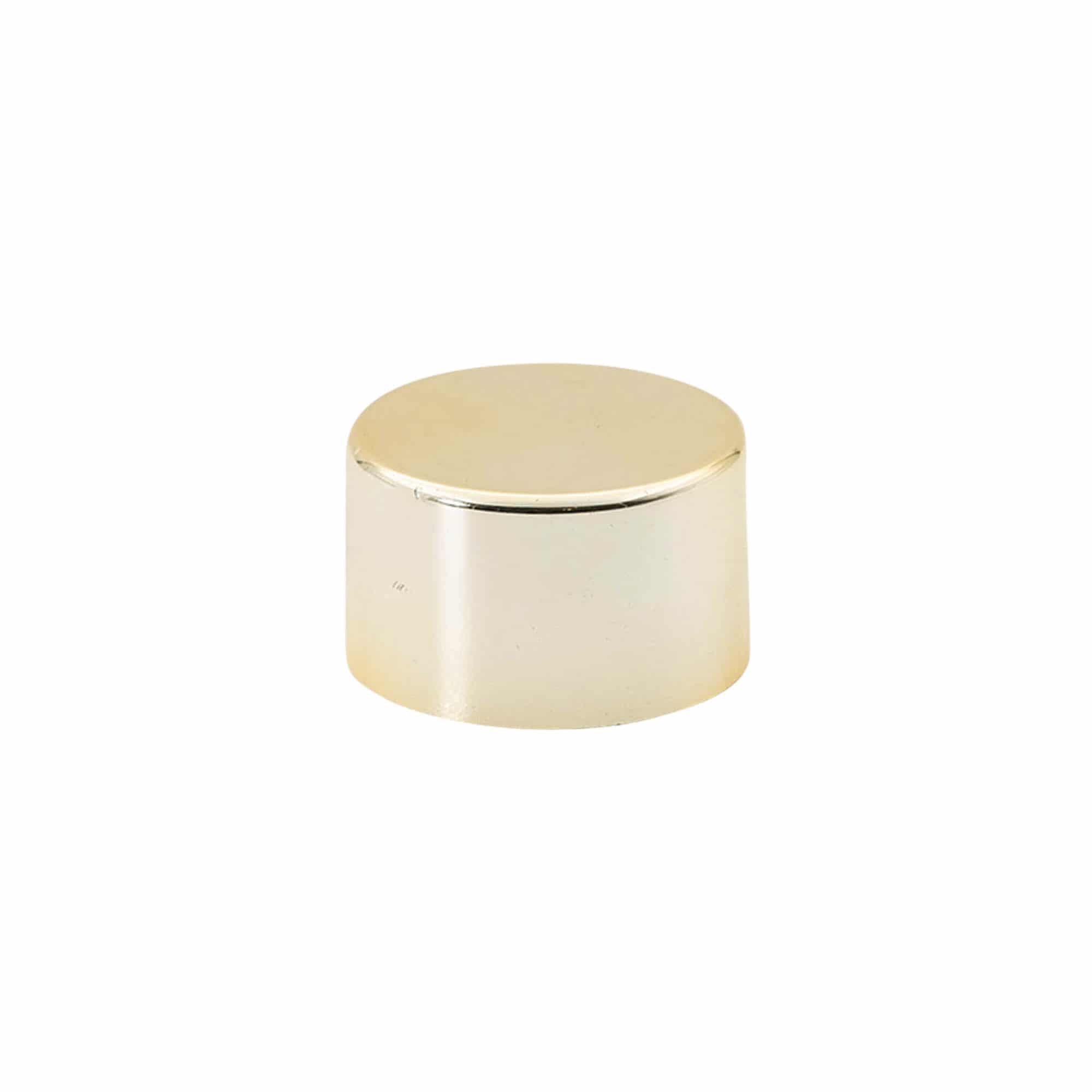 Tapón de rosca, metal-plástico, dorado, para boca: PP 28 Tapón de rosca, metal-plástico, dorado, para boca: PP 28