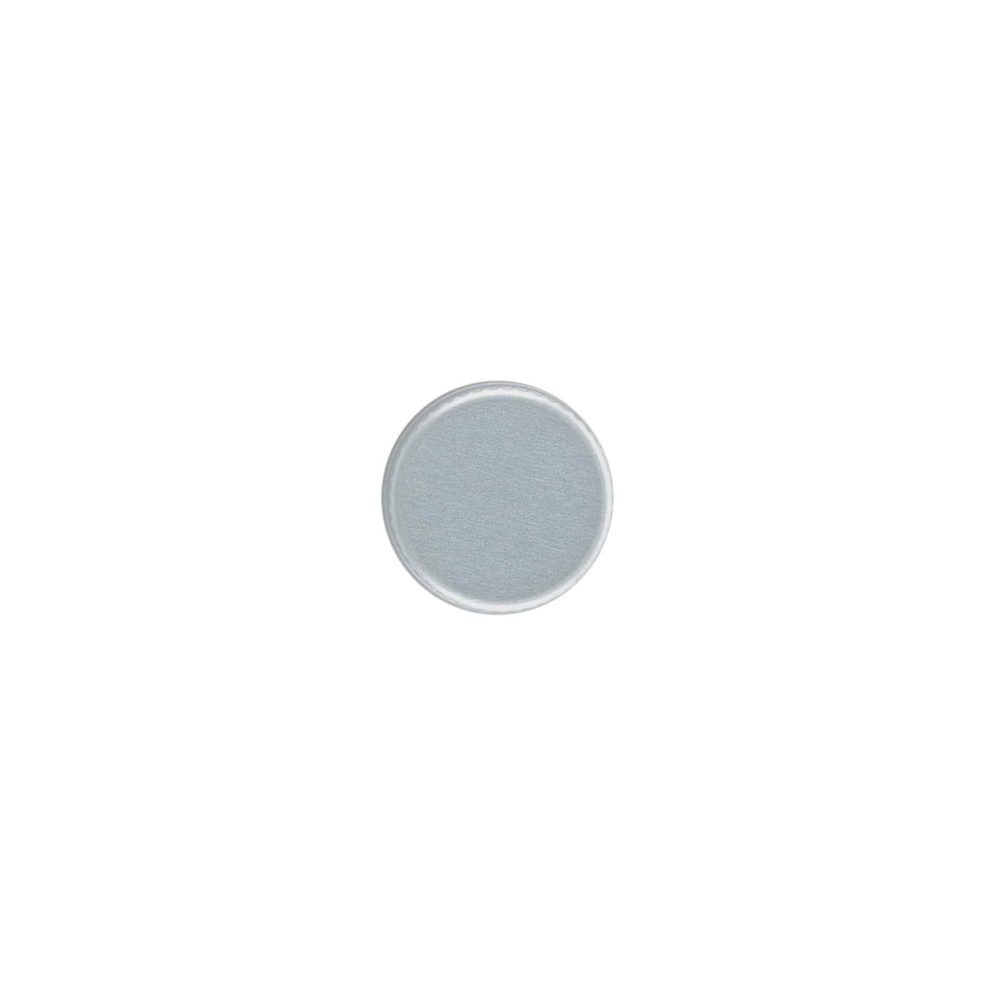 Tapa roscada, metal, plateada, para boquilla: PP 18 Tapa roscada, metal, plateada, para boquilla: PP 18
