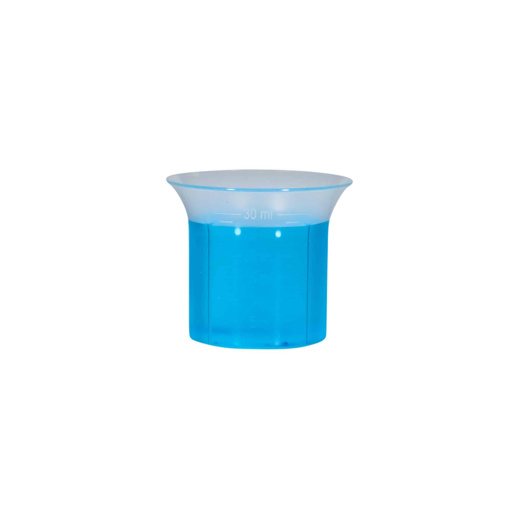 Vaso medidor 5-30 ml, plástico de PP