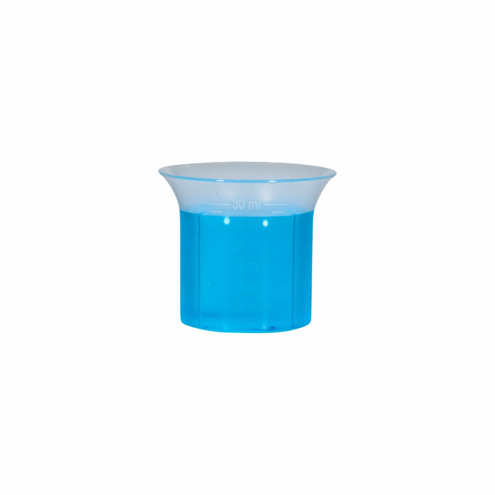 Vaso medidor 5-30 ml, plástico PP