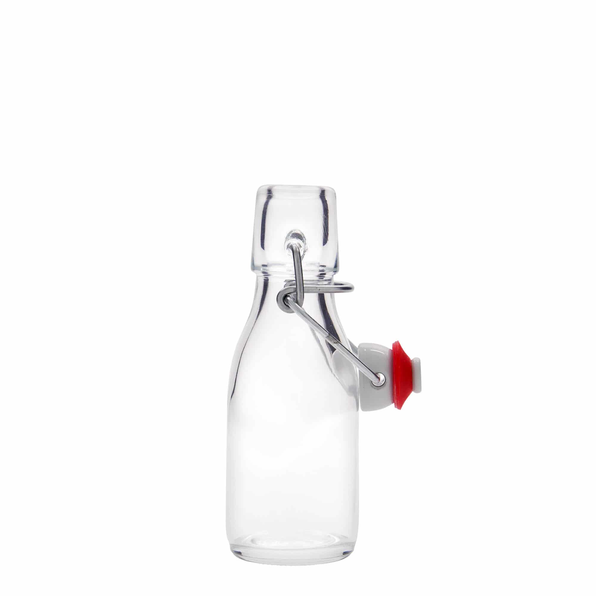 Botella de vidrio 'Paul' de 100 ml, boca: tapón mecánico