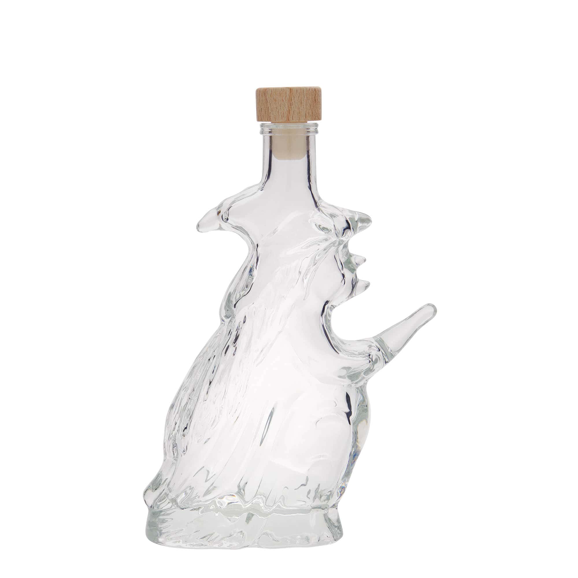 Botella de vidrio de 200 ml «Hexe», boca: corcho
