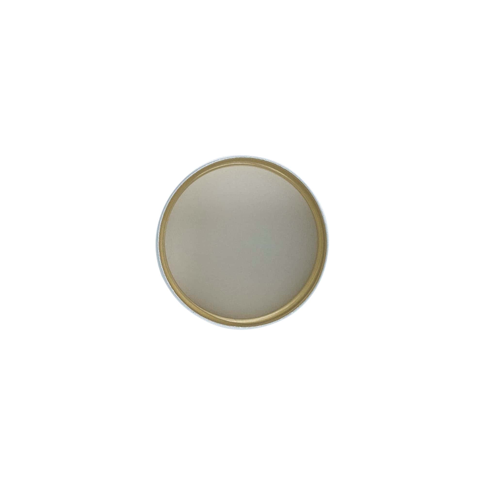 Tapa roscada, metal, plateada, para boquilla: PP 31,5