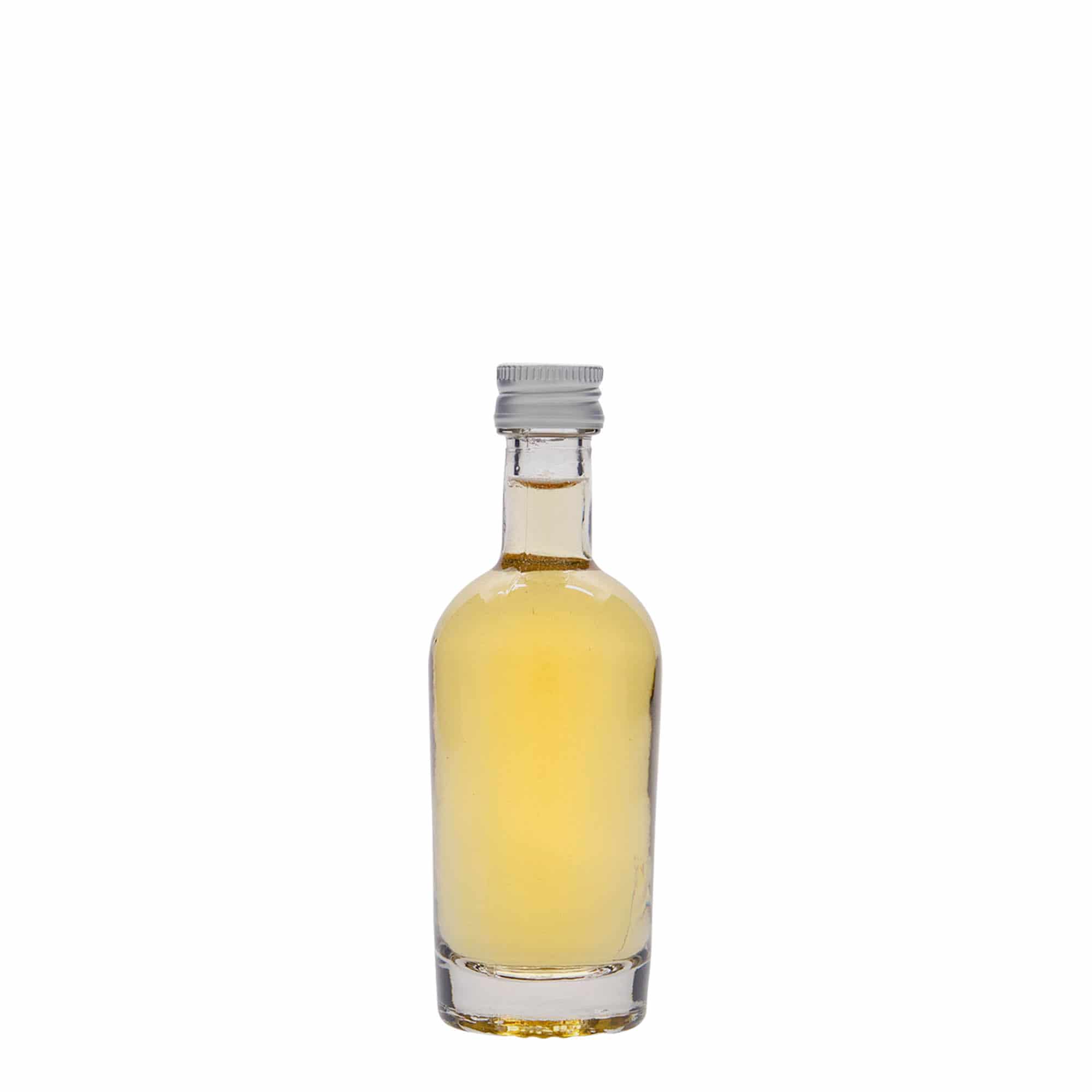 Botella de vidrio de 50 ml 'Pepe', boca: PP 18