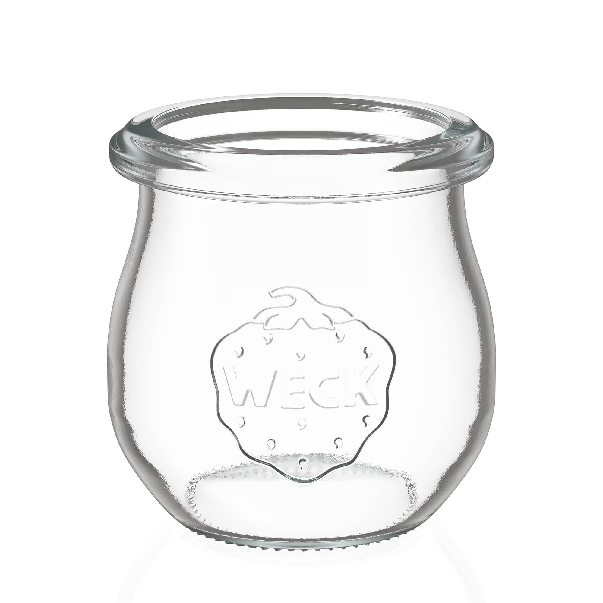 12x 75 ml vaso tipo tulipán WECK con tapa de vidrio RR 40