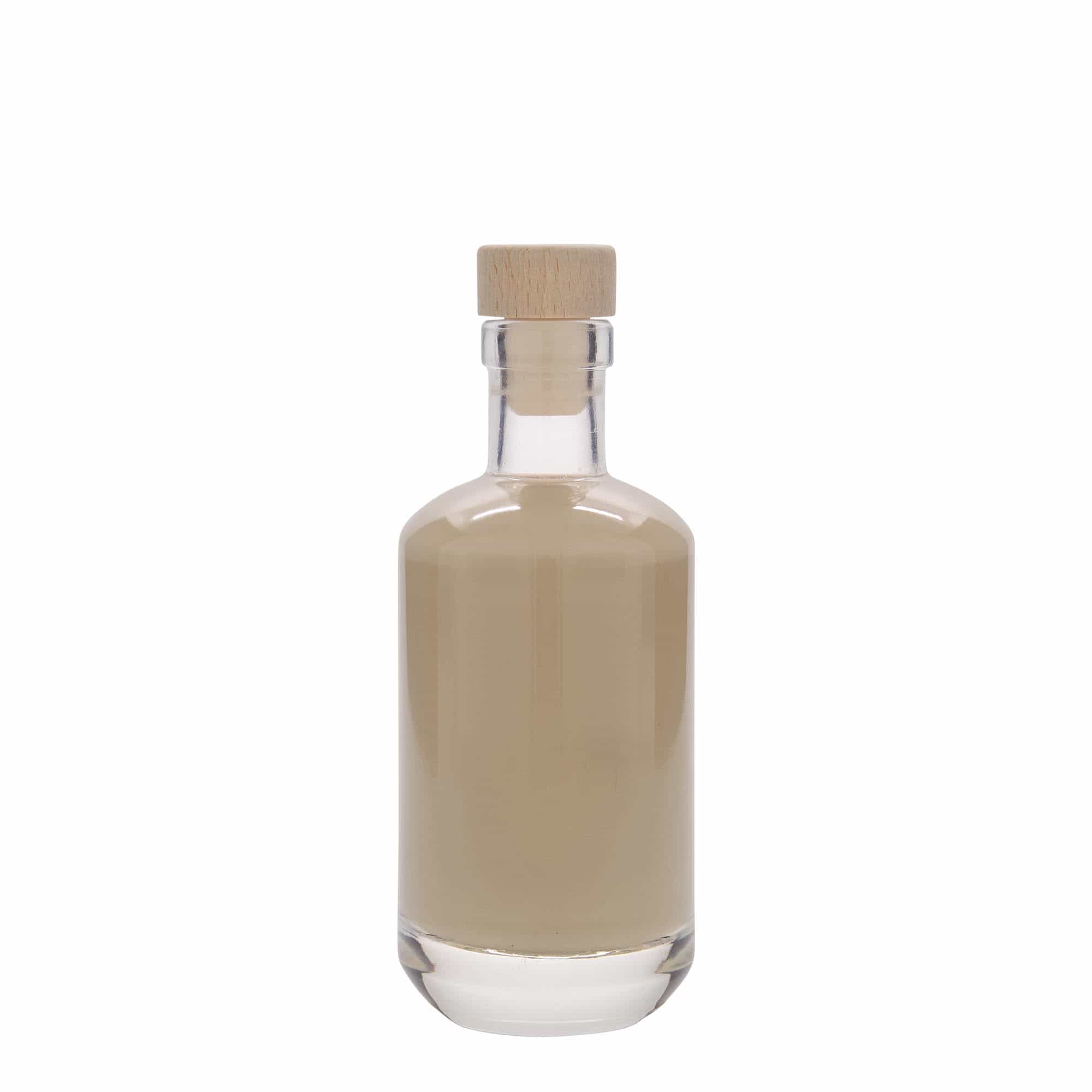 Botella de vidrio 'Viena' de 200 ml, boca: corcho