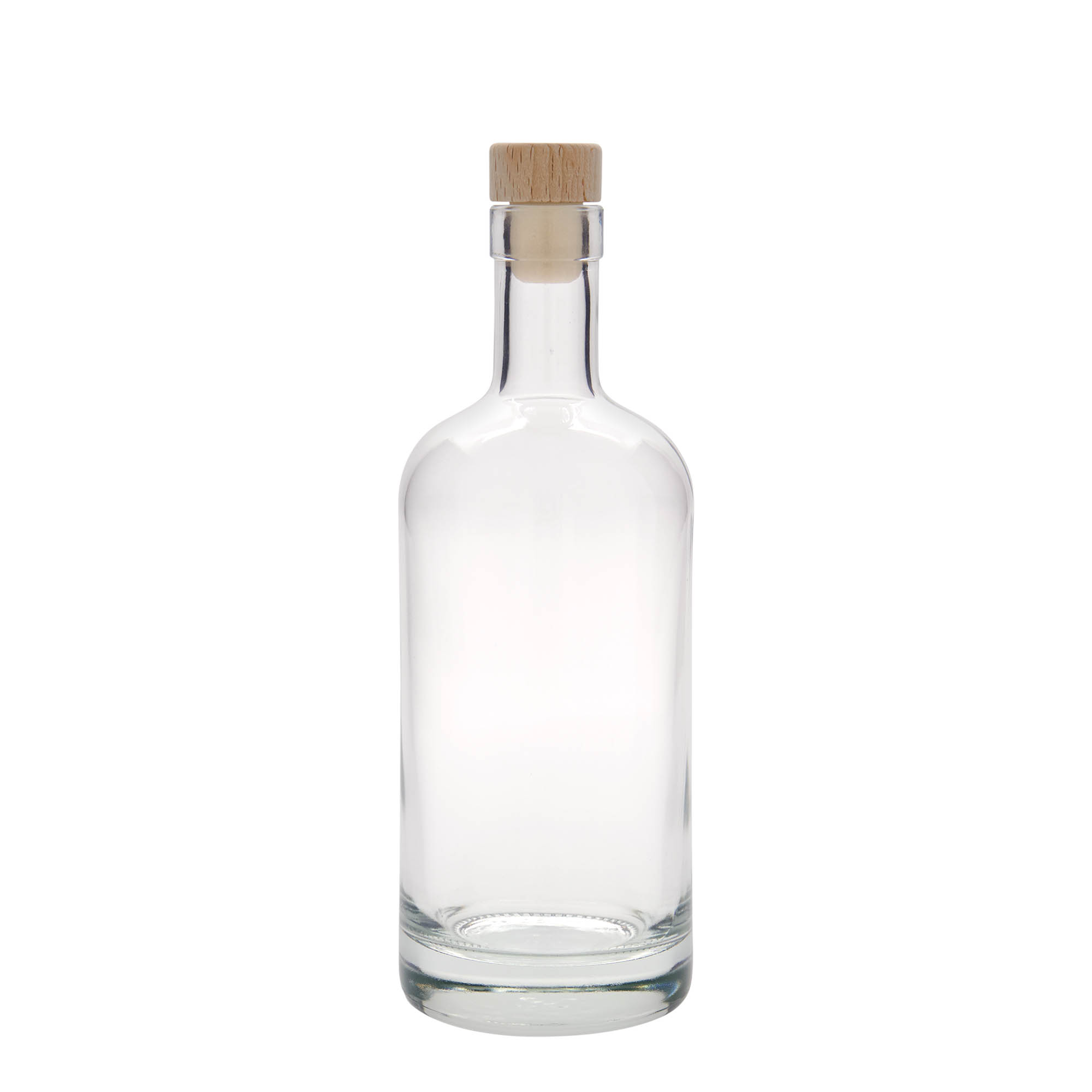 Botella de vidrio de 500 ml 'Linea Uno', boca: corcho