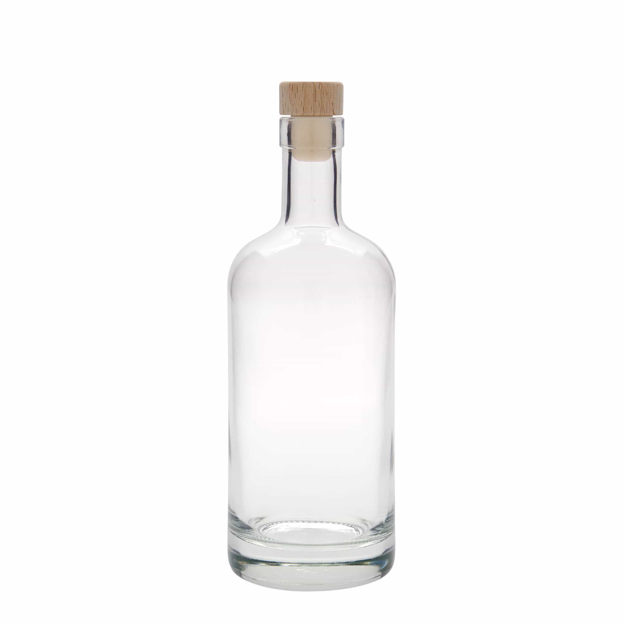 Botella de vidrio de 500 ml 'Linea Uno', boca: corcho