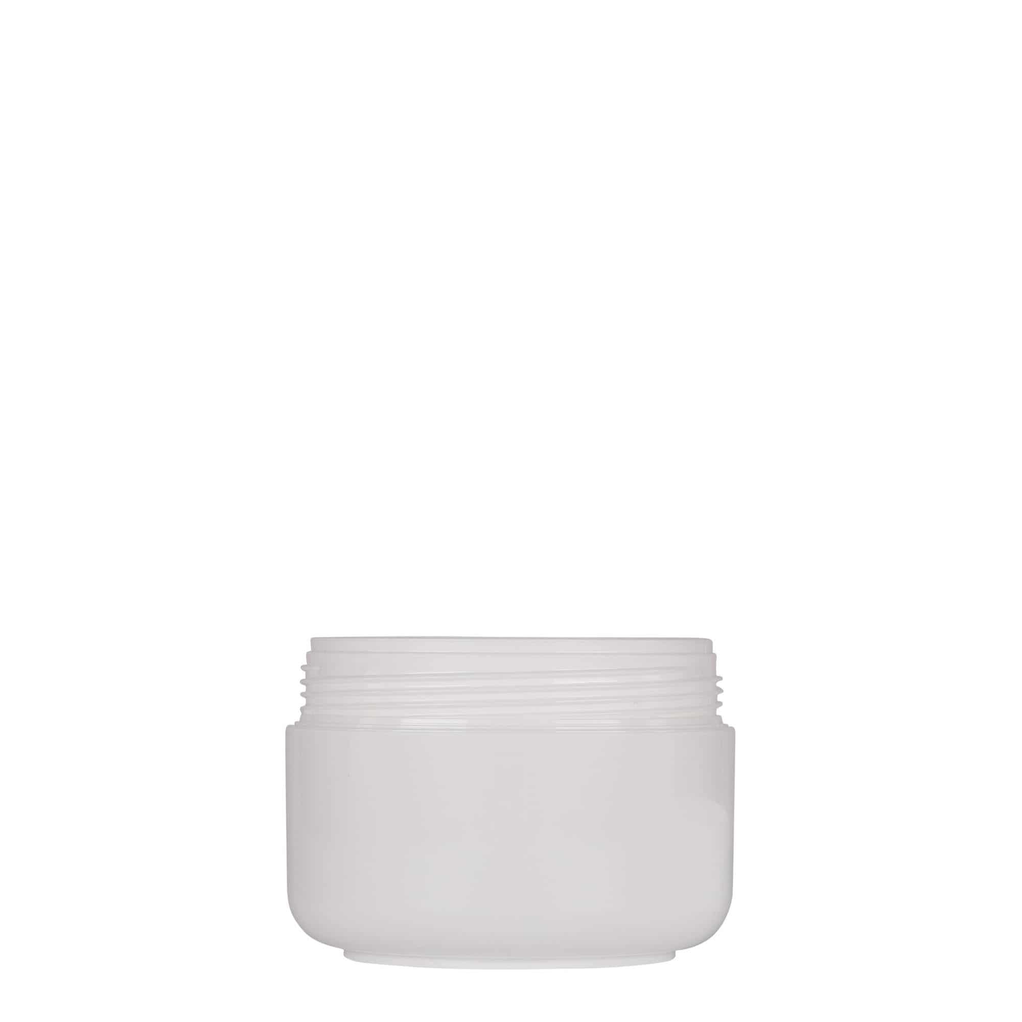Bote de plástico 'Bianca' de 150 ml, PP, blanco, boca: tapón de rosca Bote de plástico 'Bianca' de 150 ml, PP, blanco, boca: tapón de rosca