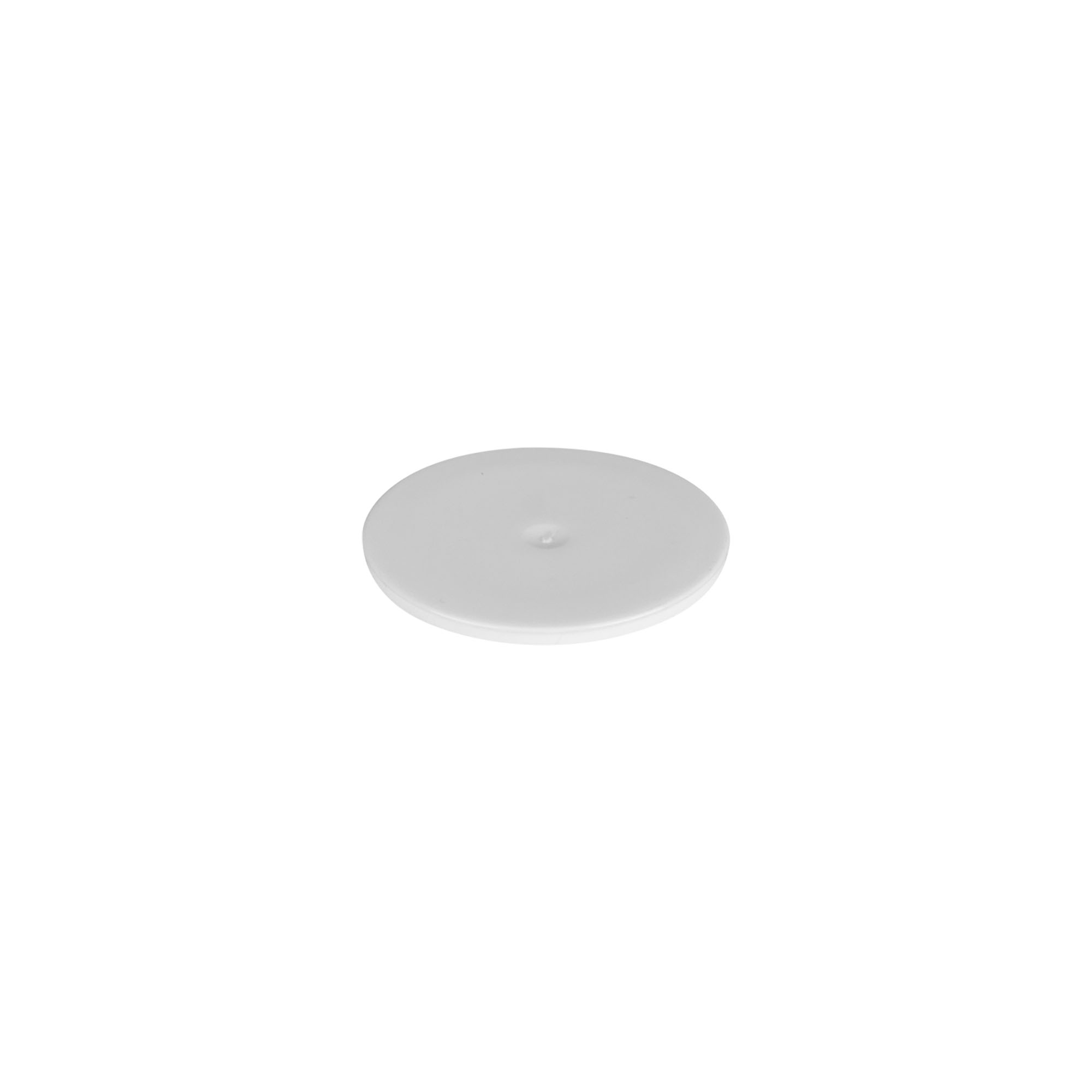 Disco de cubierta para 5 ml 'Bianca', plástico PP, blanco
