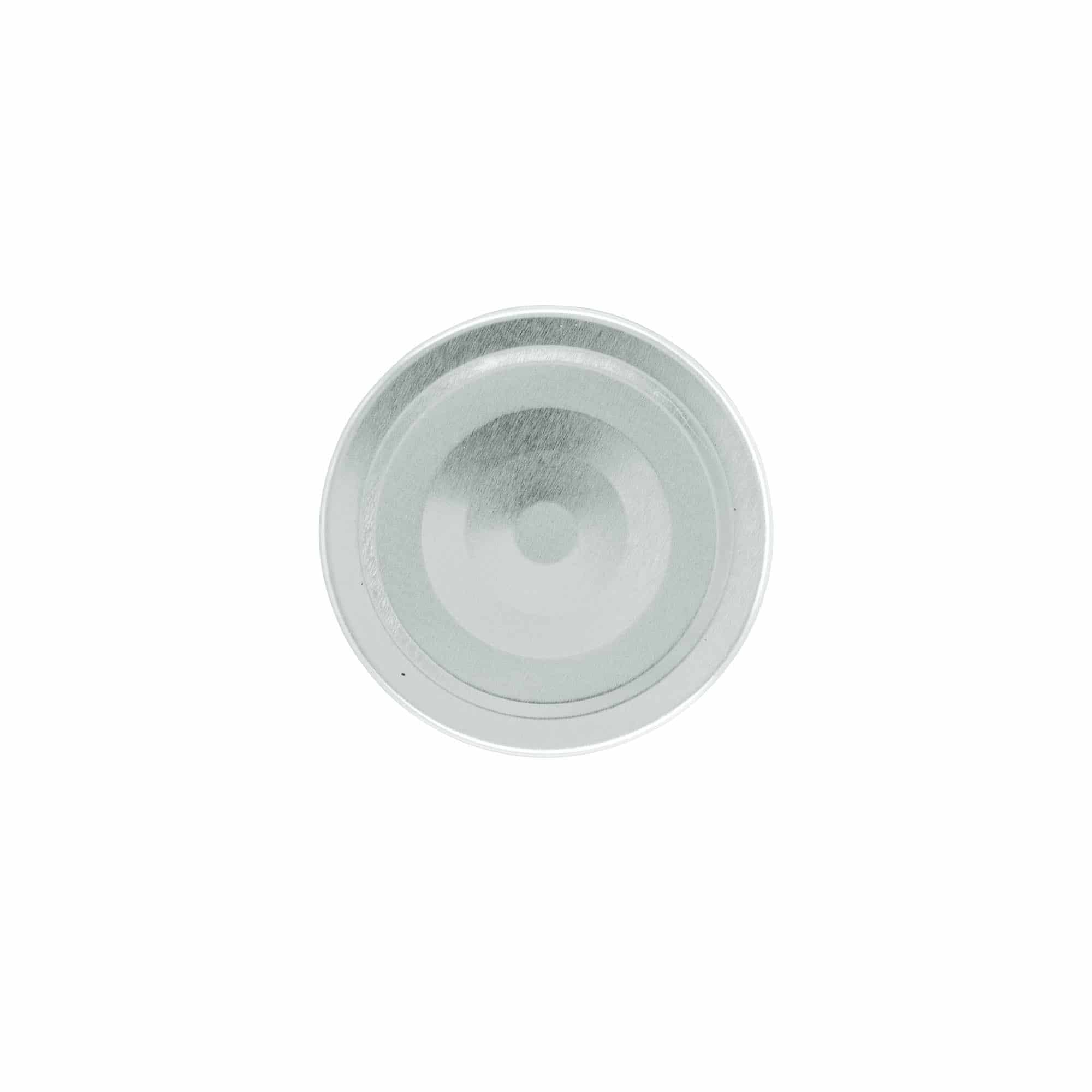 Tapa Deep-Twist-Off, hojalata, plateado, para boca: Deep-TO 63