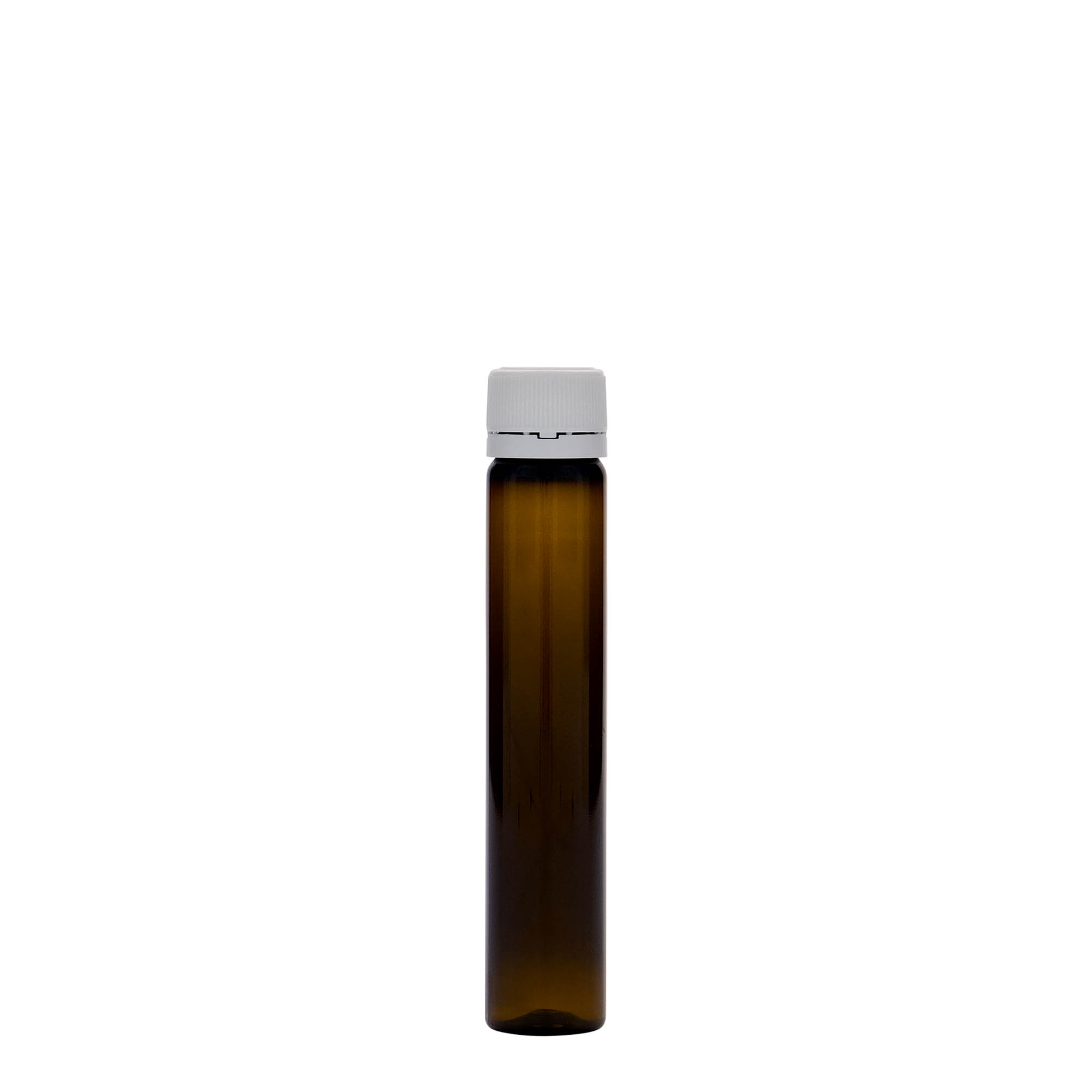 25 ml tubos de PET, plástico, marrón, boca: cierre de rosca 25 ml tubos de PET, plástico, marrón, boca: cierre de rosca