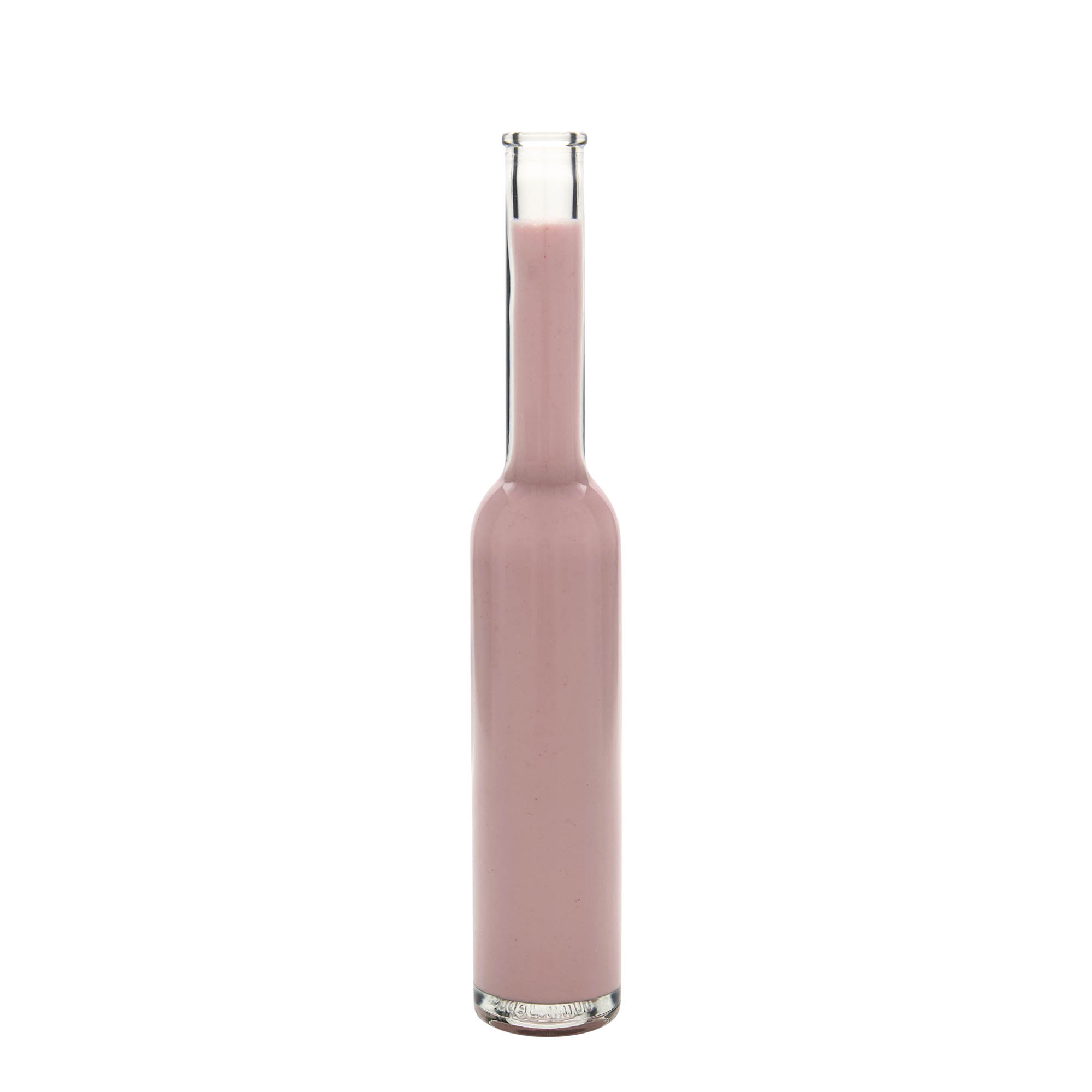 Botella de vidrio de 200 ml 'Platina', boca: corcho