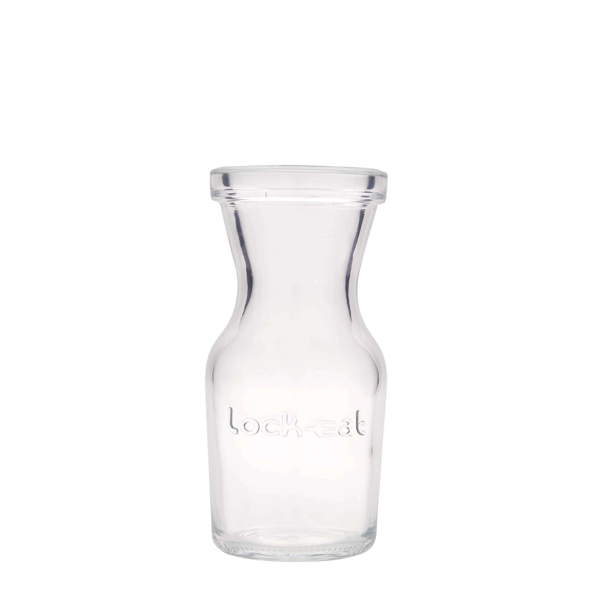 Jarra de vidrio de 250 ml «Lock-Eat», boca: cierre de alambre abatible