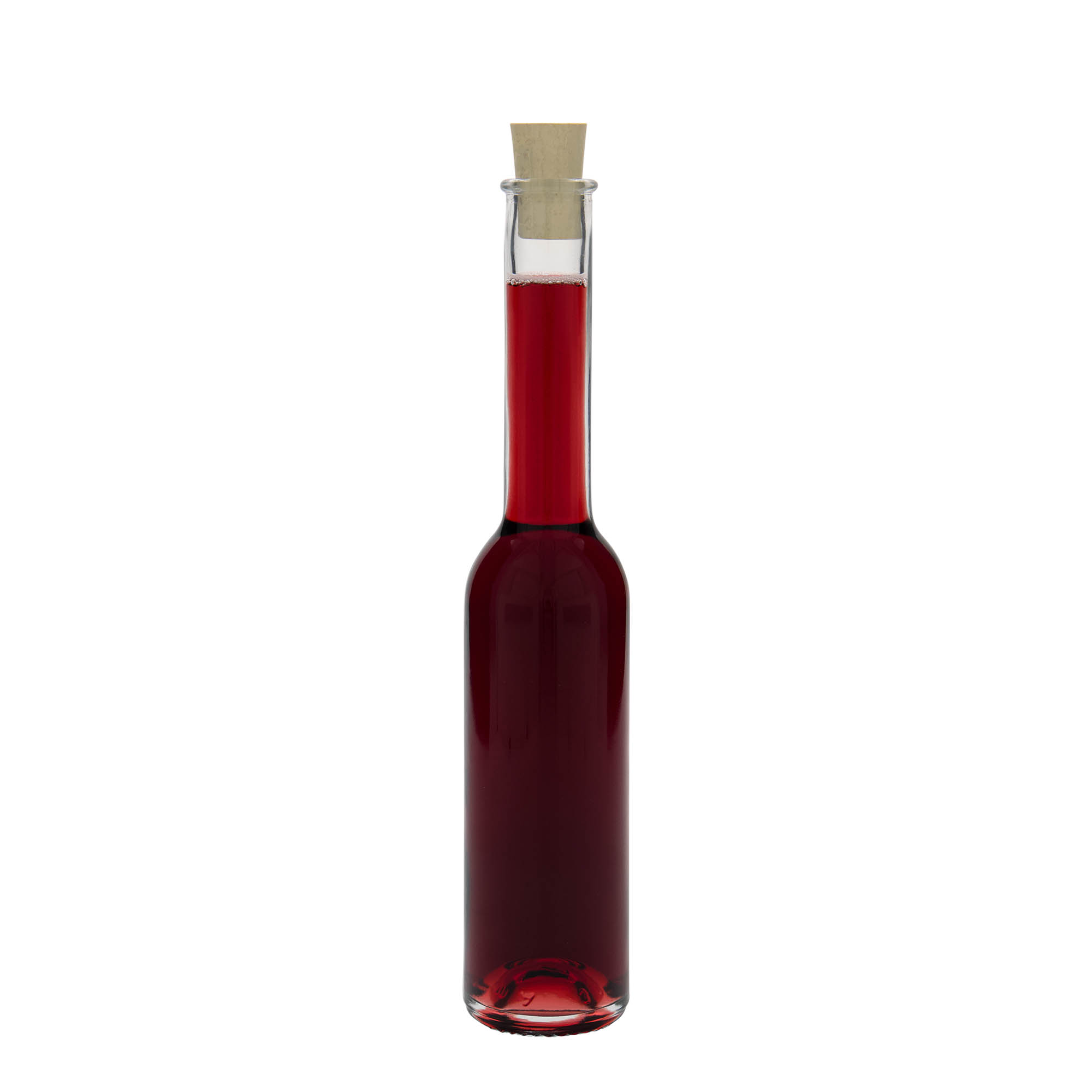 Botella de cristal de 200 ml 'Nepera', boca: corcho