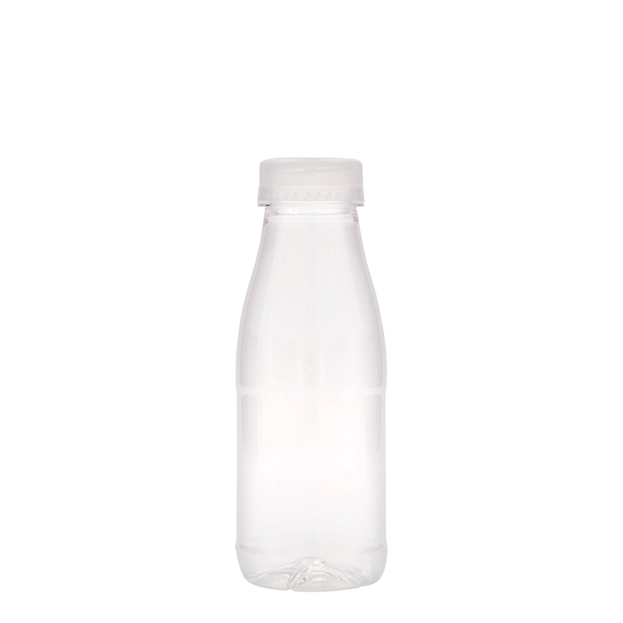 Botella PET de 330 ml 'Milk and Juice', plástico, boca: 38 mm