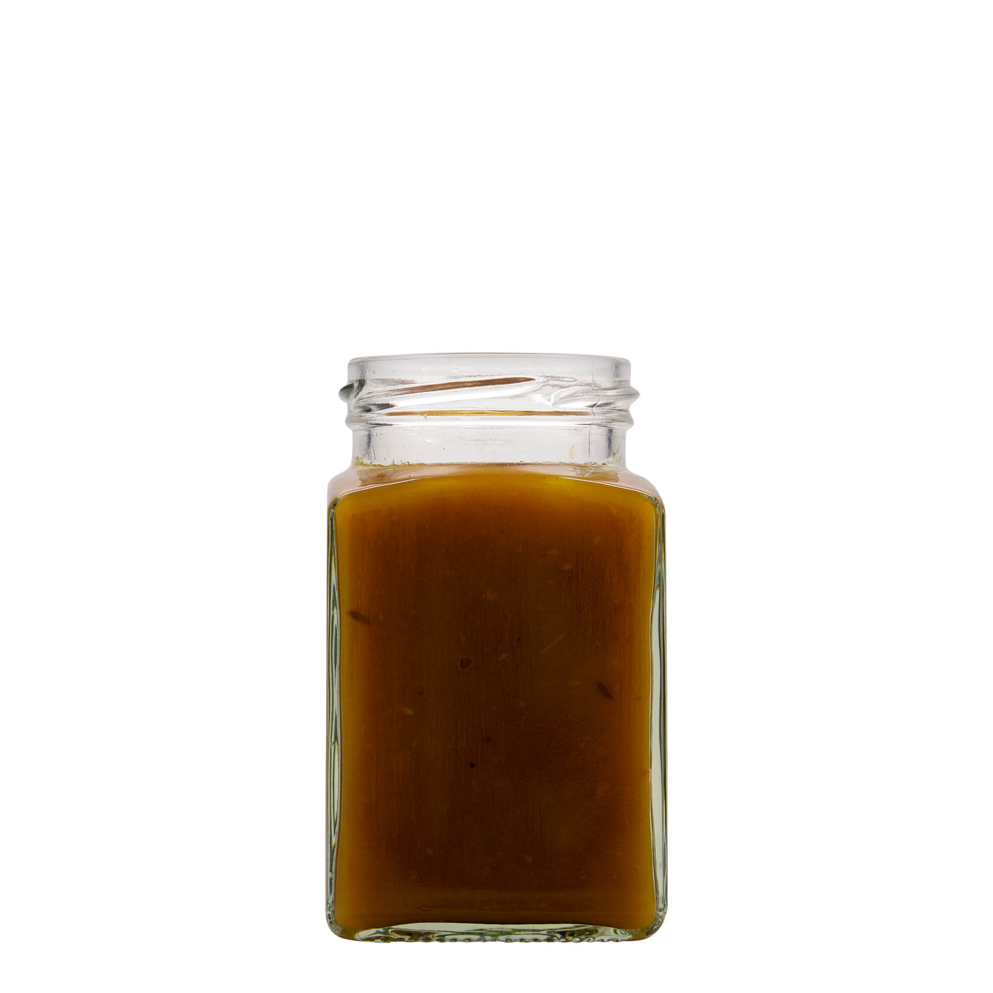 260 ml frasco cuadrado, boca: Twist-Off (TO 58) 260 ml frasco cuadrado, boca: Twist-Off (TO 58)