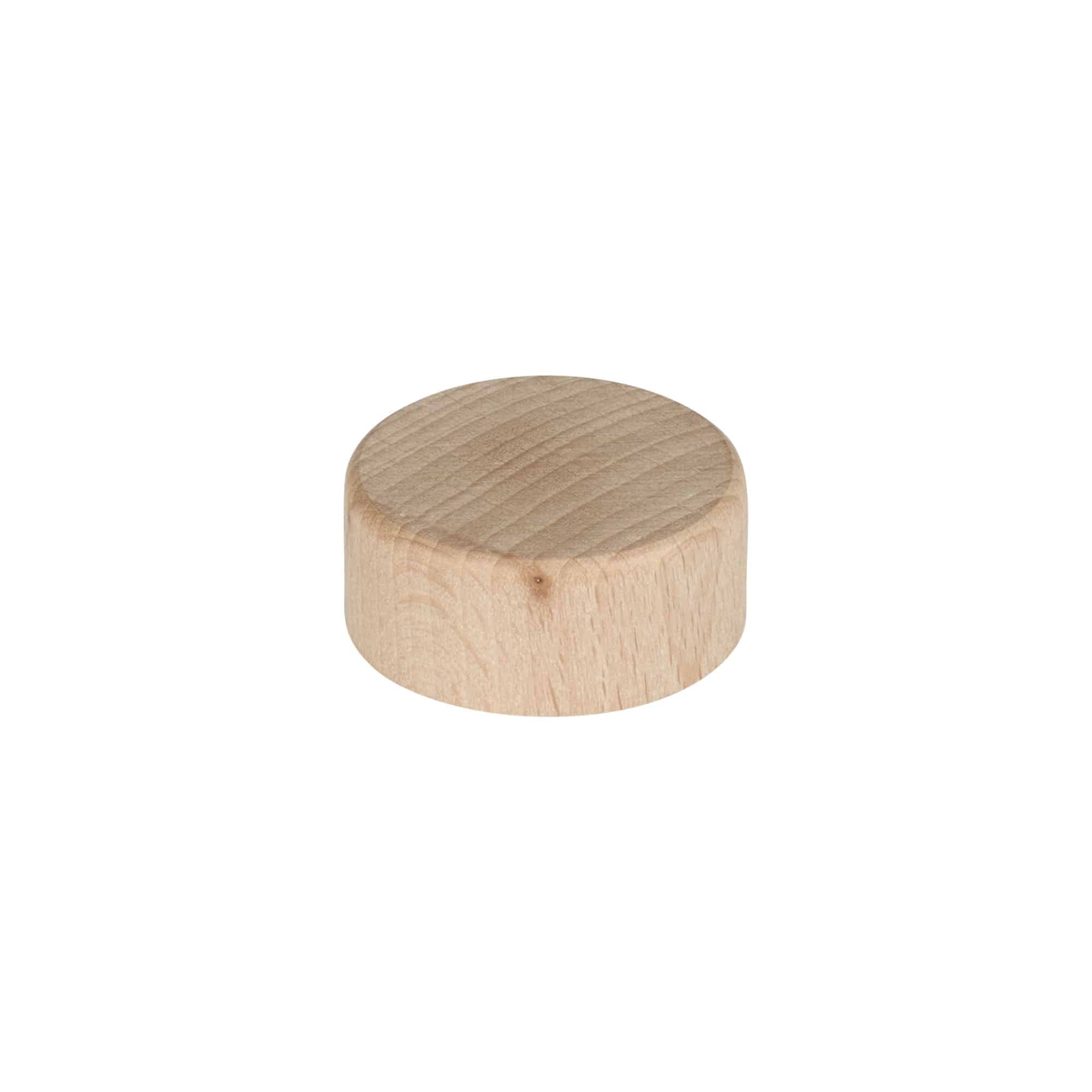 Tapón de rosca, madera, beige, para boca: GPI 28/400 Tapón de rosca, madera, beige, para boca: GPI 28/400