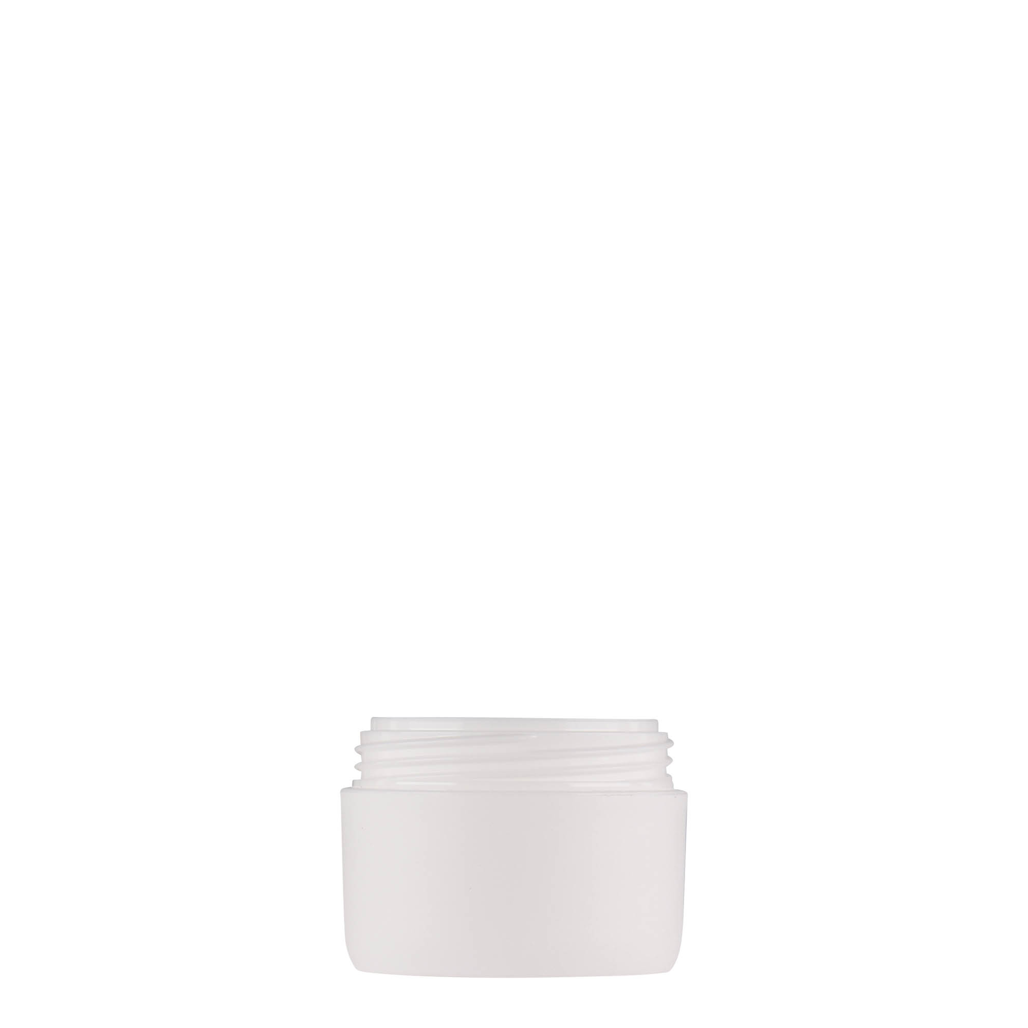 10 ml frasco de plástico 'Antonella', PP, blanco, boca: tapa de rosca
