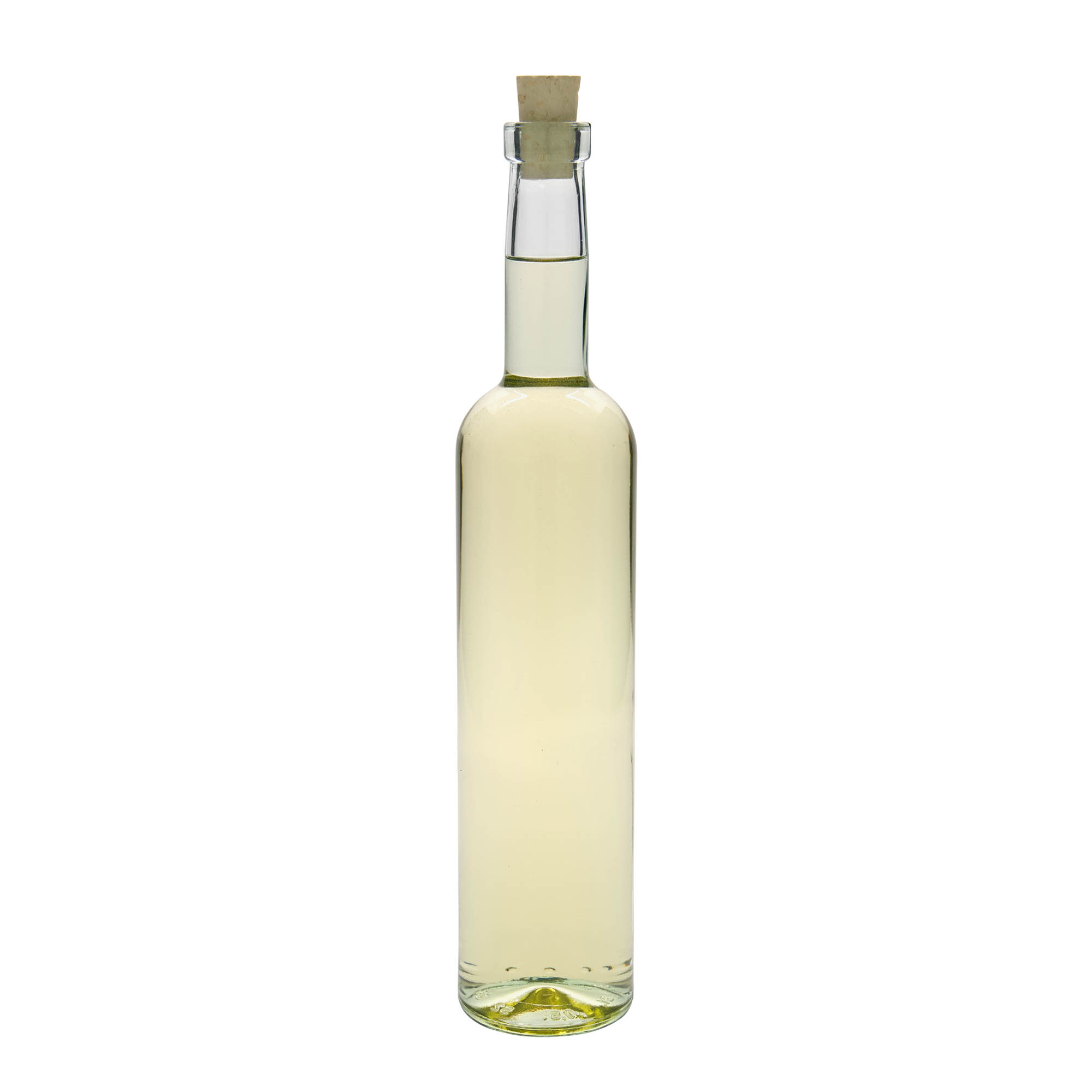 Botella de vidrio de 500 ml 'Burdeos', boca: corcho