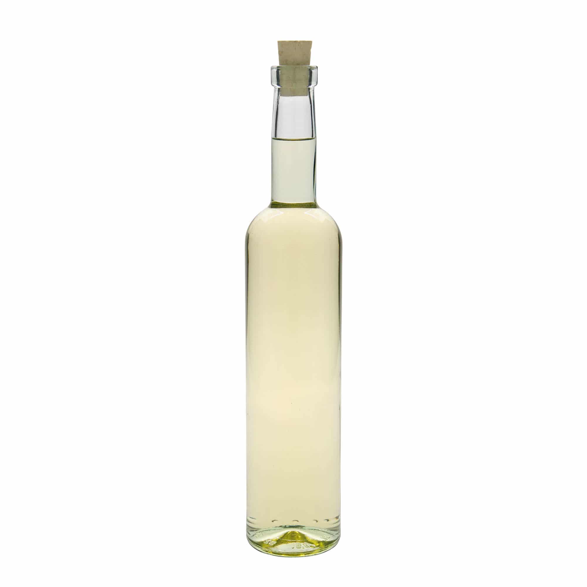 Botella de vidrio de 500 ml 'Burdeos', boca: corcho