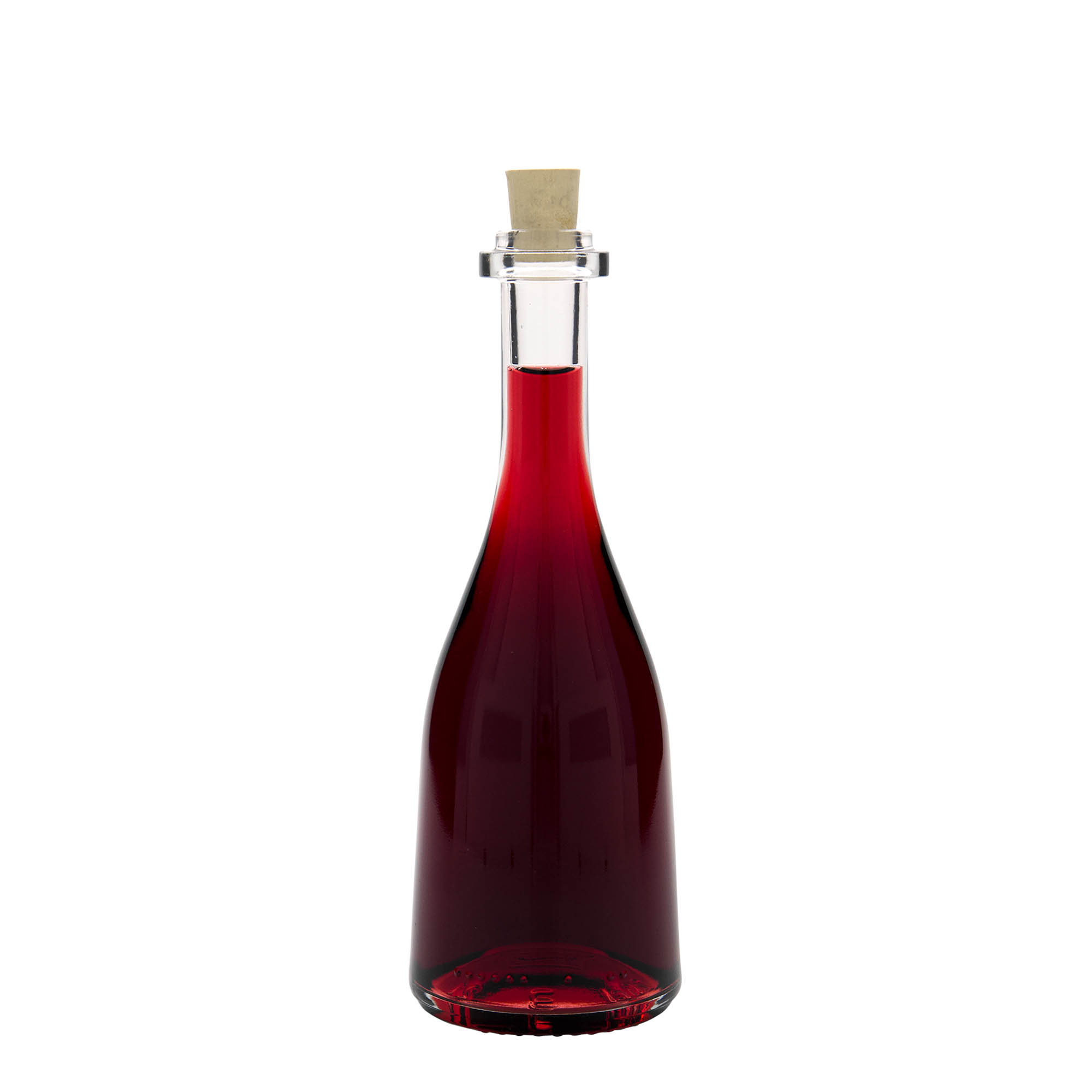 Botella de vidrio de 200 ml 'Rustica', boca: corcho