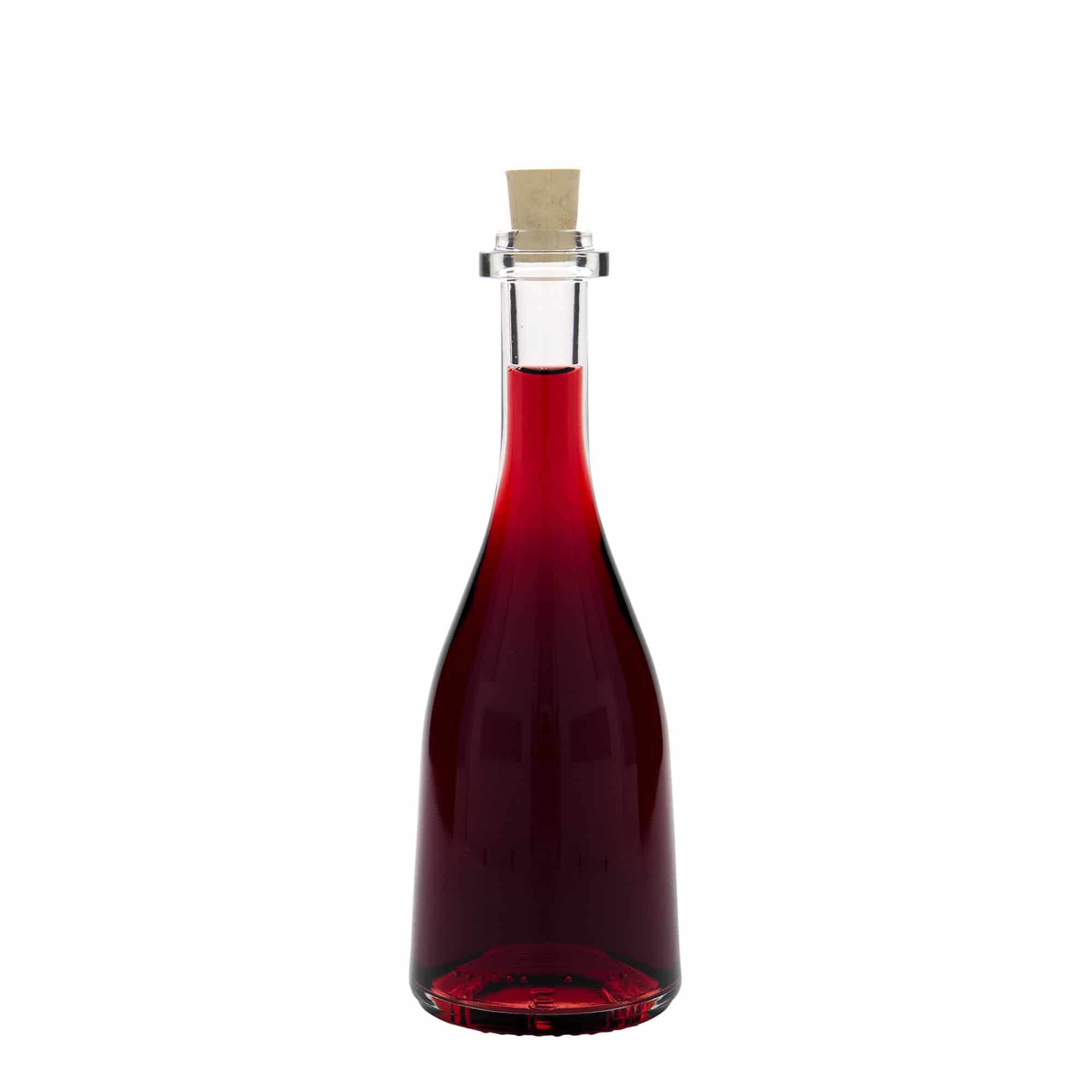 Botella de vidrio de 200 ml 'Rustica', boca: corcho